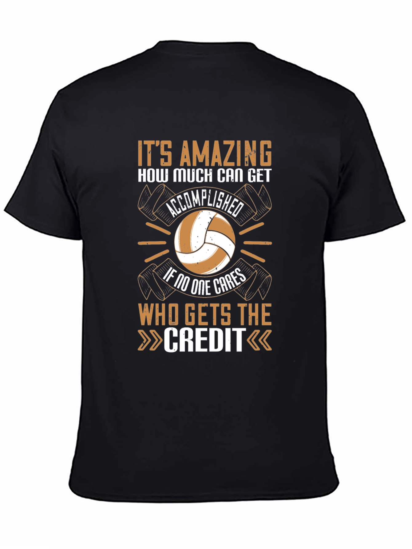 Amazing Accomplishments T-Shirt Volleyball Design