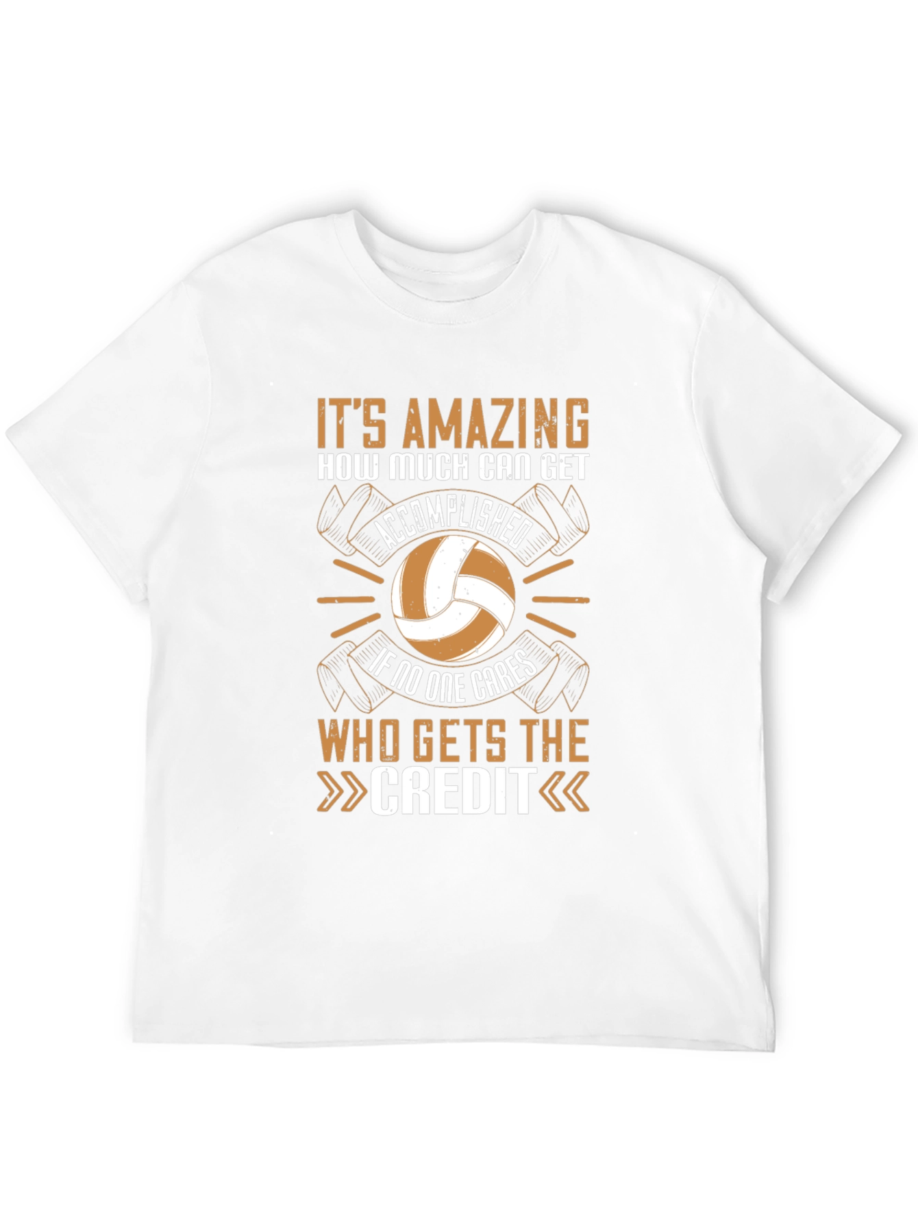 Amazing Accomplishments T-Shirt Volleyball Design