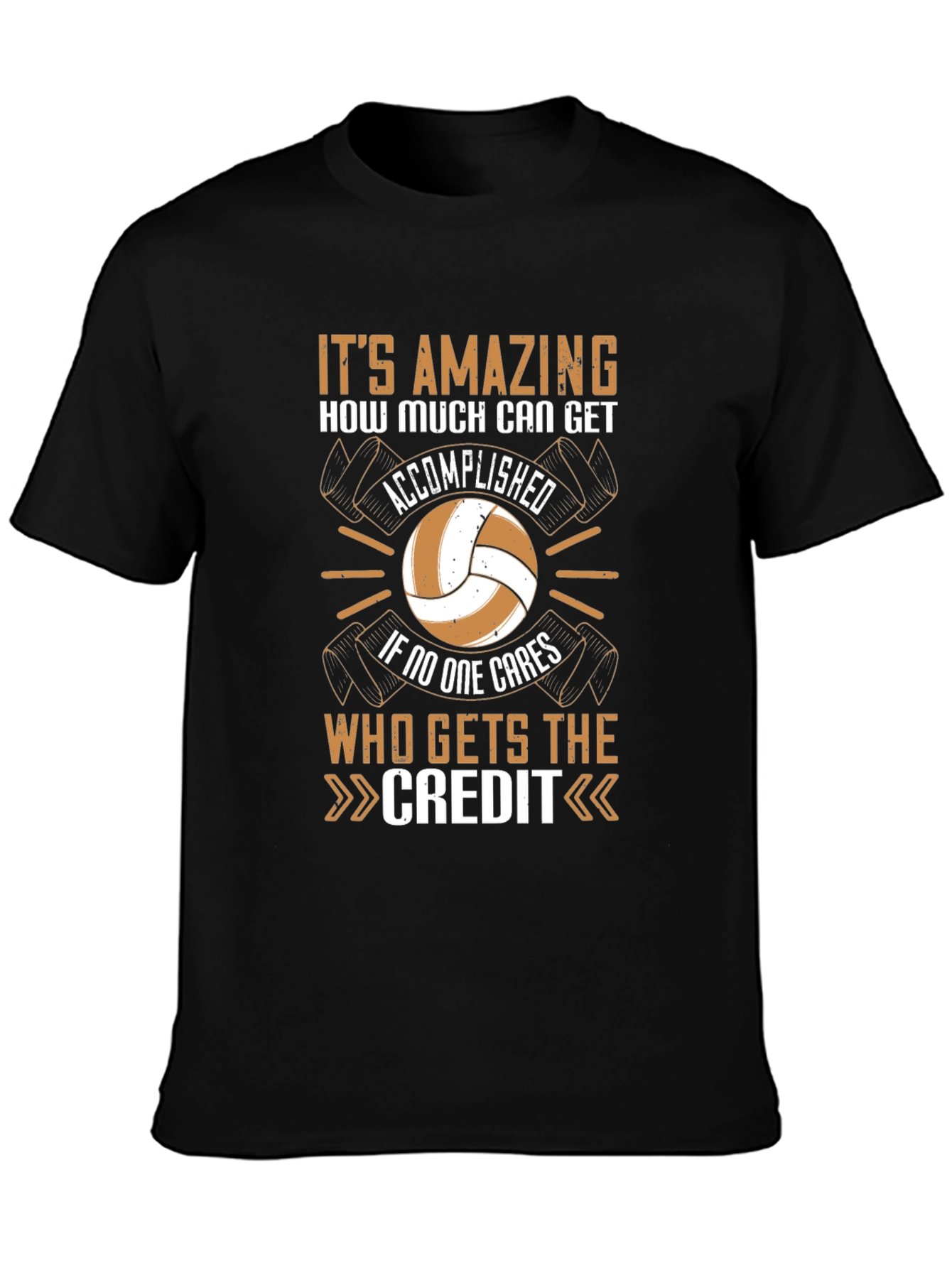 Amazing Accomplishments T-Shirt Volleyball Design