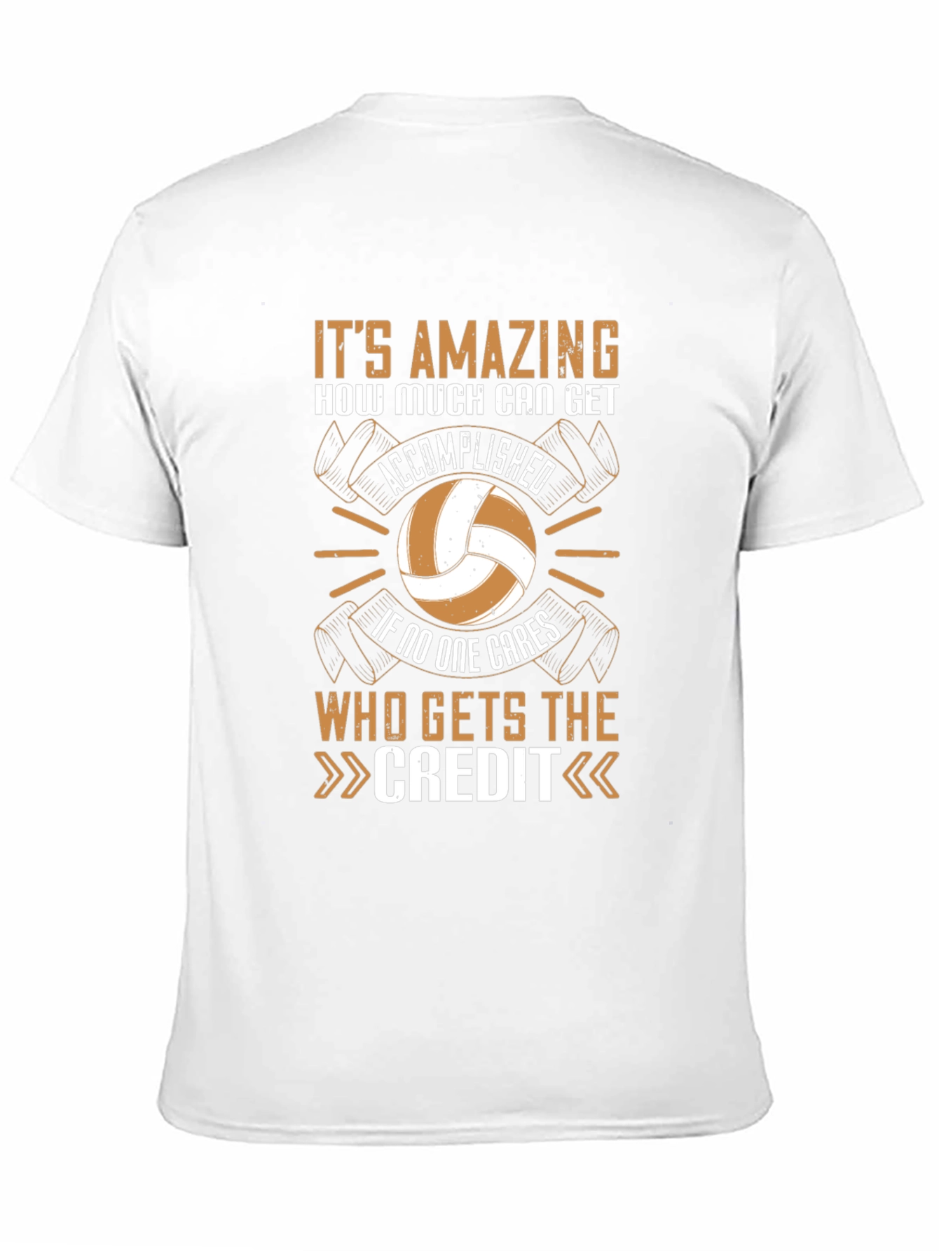 Amazing Accomplishments T-Shirt Volleyball Design
