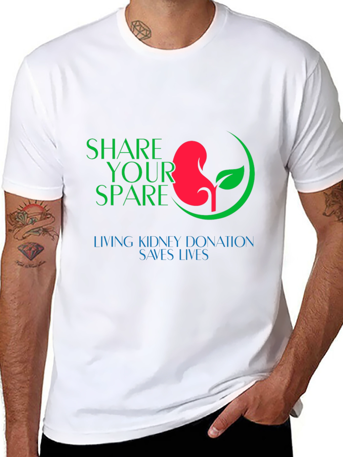 Share Your Spare T-Shirt - Kidney Donation Awareness