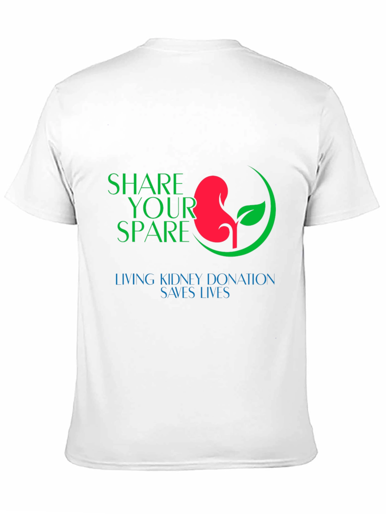 Share Your Spare T-Shirt - Kidney Donation Awareness