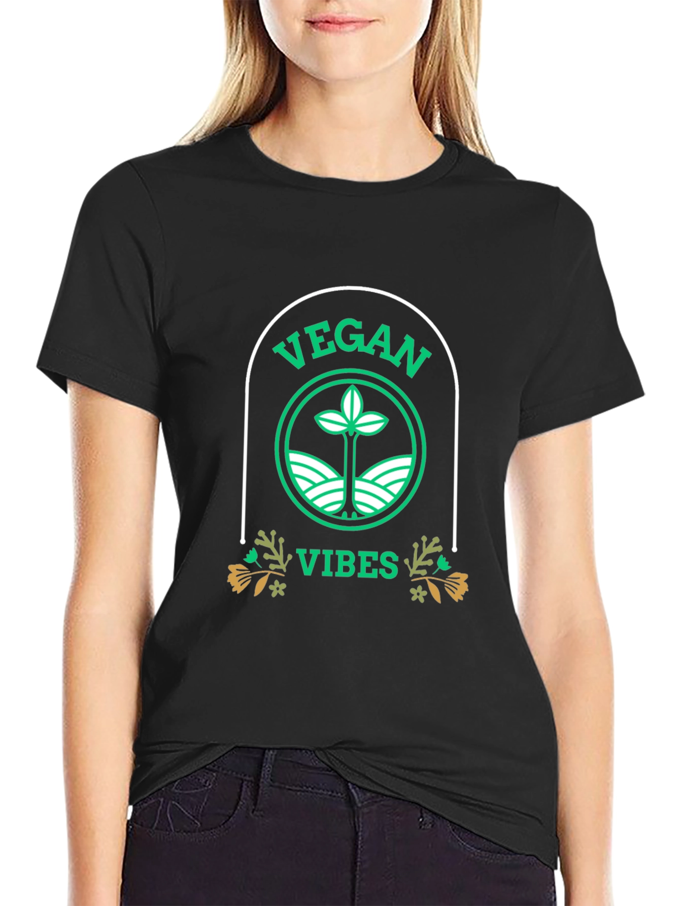 Vegan Vibes T-Shirt - Eco-Friendly Lifestyle