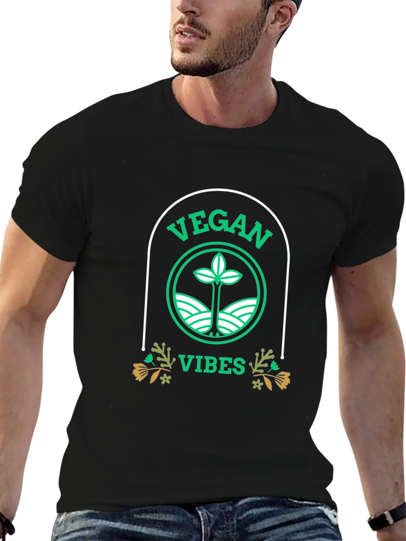 Vegan Vibes T-Shirt - Eco-Friendly Lifestyle