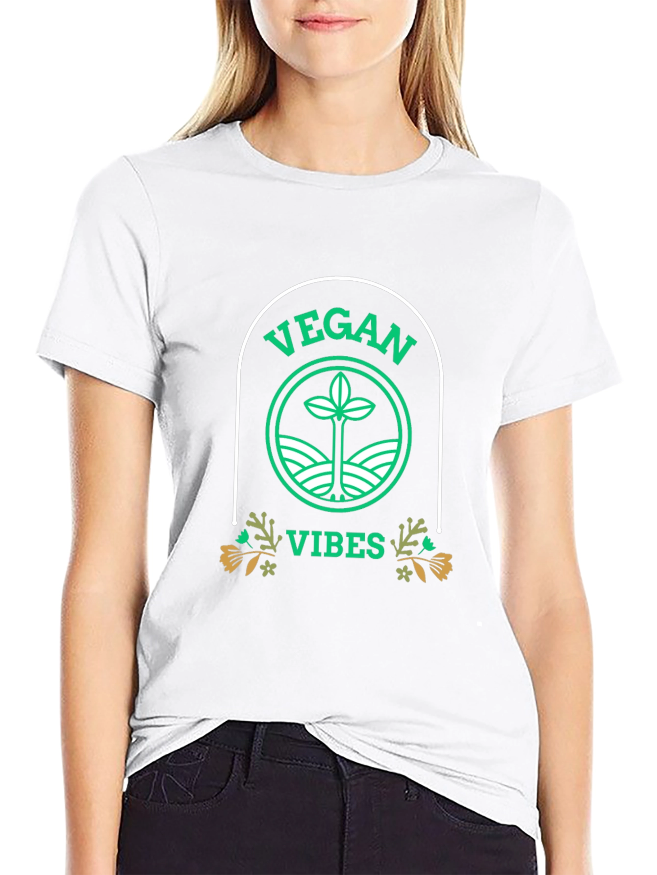 Vegan Vibes T-Shirt - Eco-Friendly Lifestyle