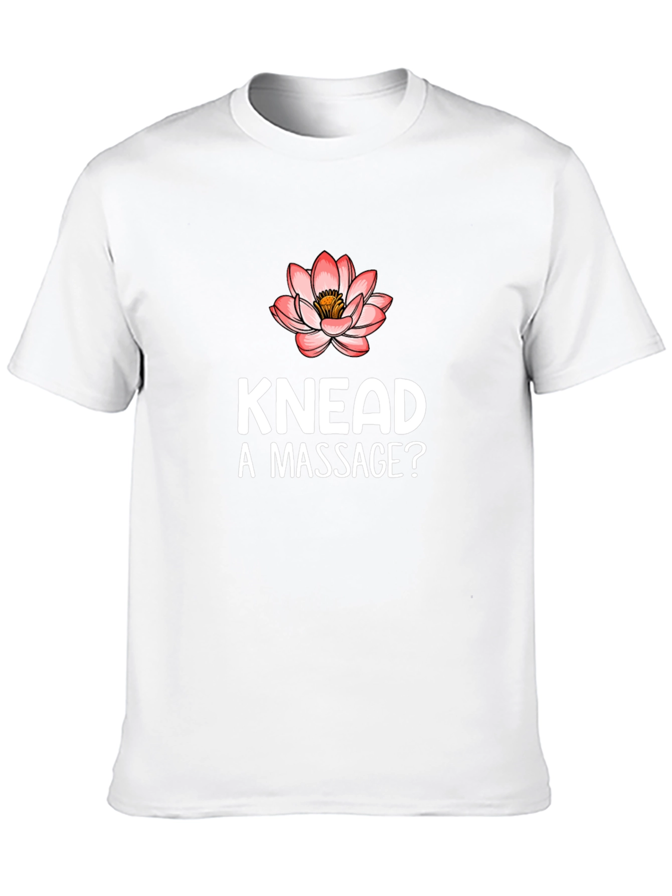 Knead a Massage? Funny Black Graphic Tee