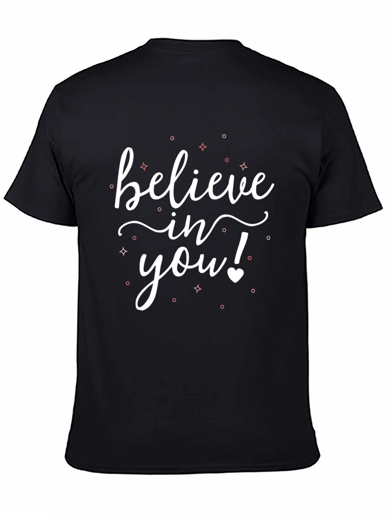 Believe In You Black Graphic Tee