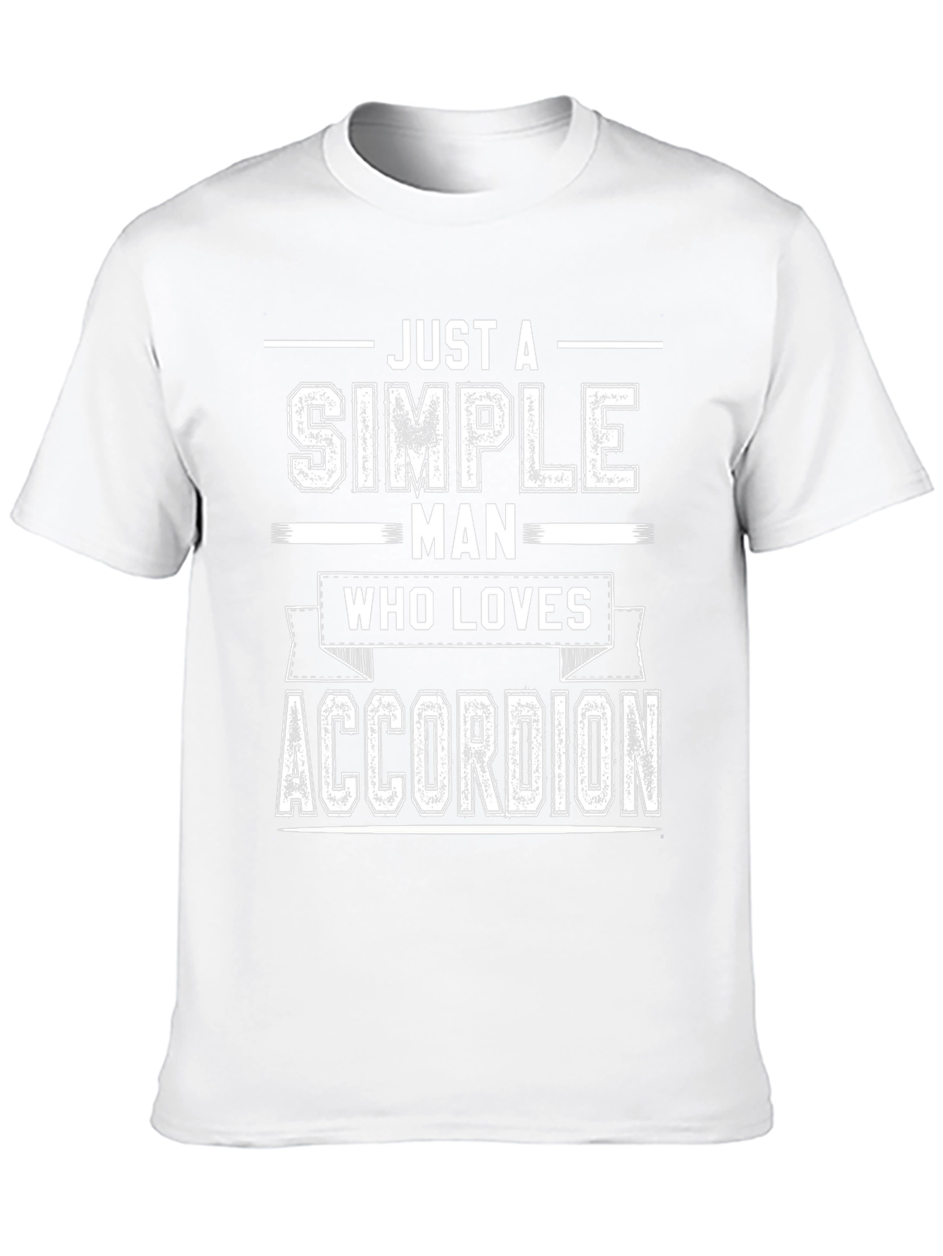 Simple Man Accordion Lover T-Shirt