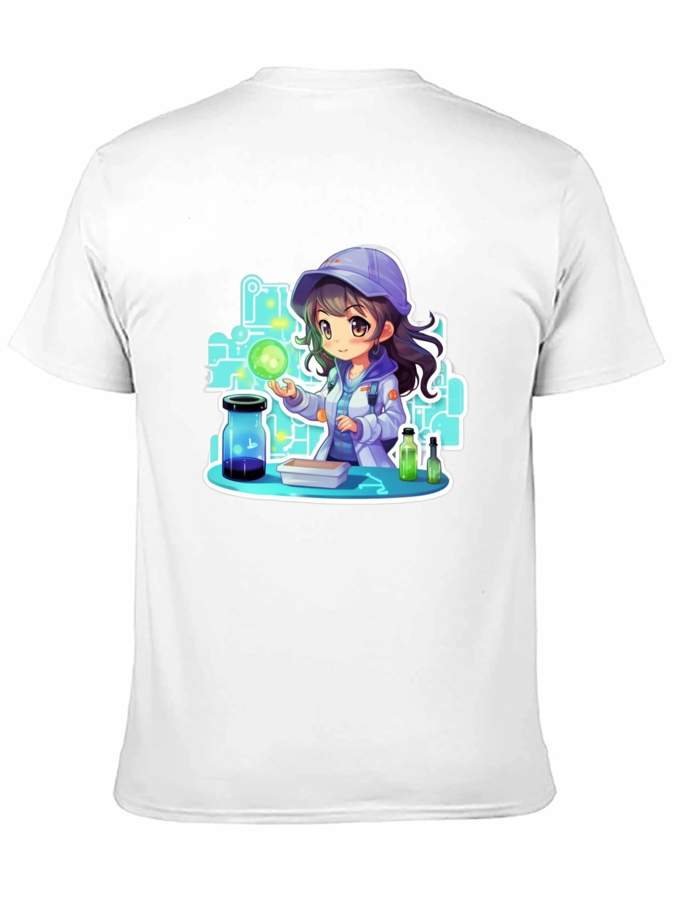 Scientist Girl T-Shirt - Black