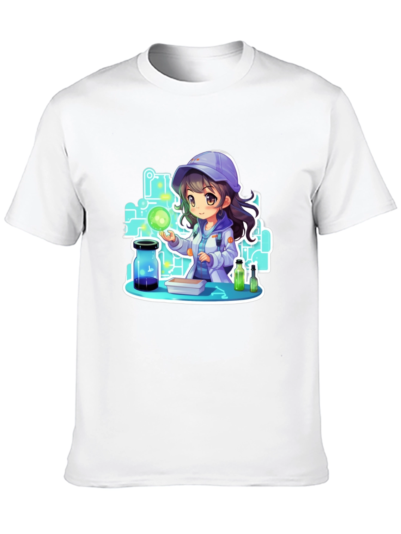 Scientist Girl T-Shirt - Black