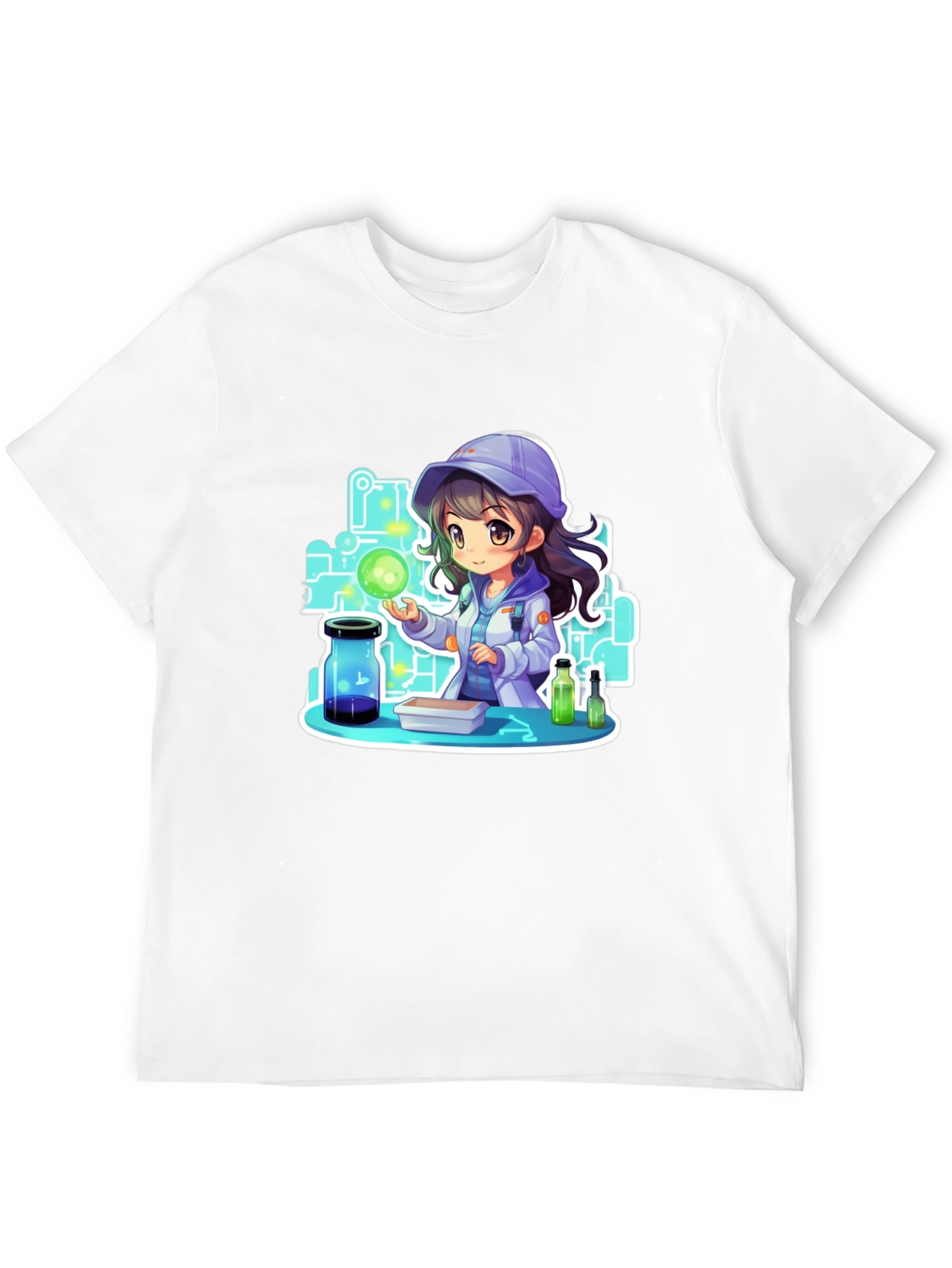 Scientist Girl T-Shirt - Black