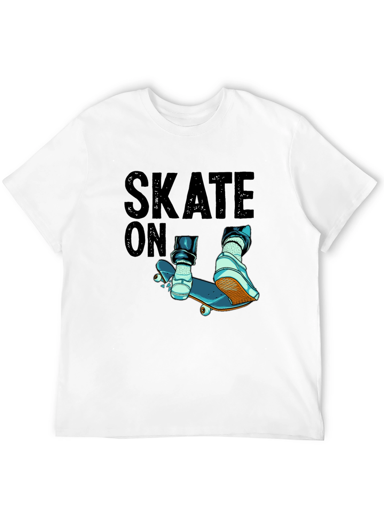 Skate On T-Shirt - Stylish Skateboard Design