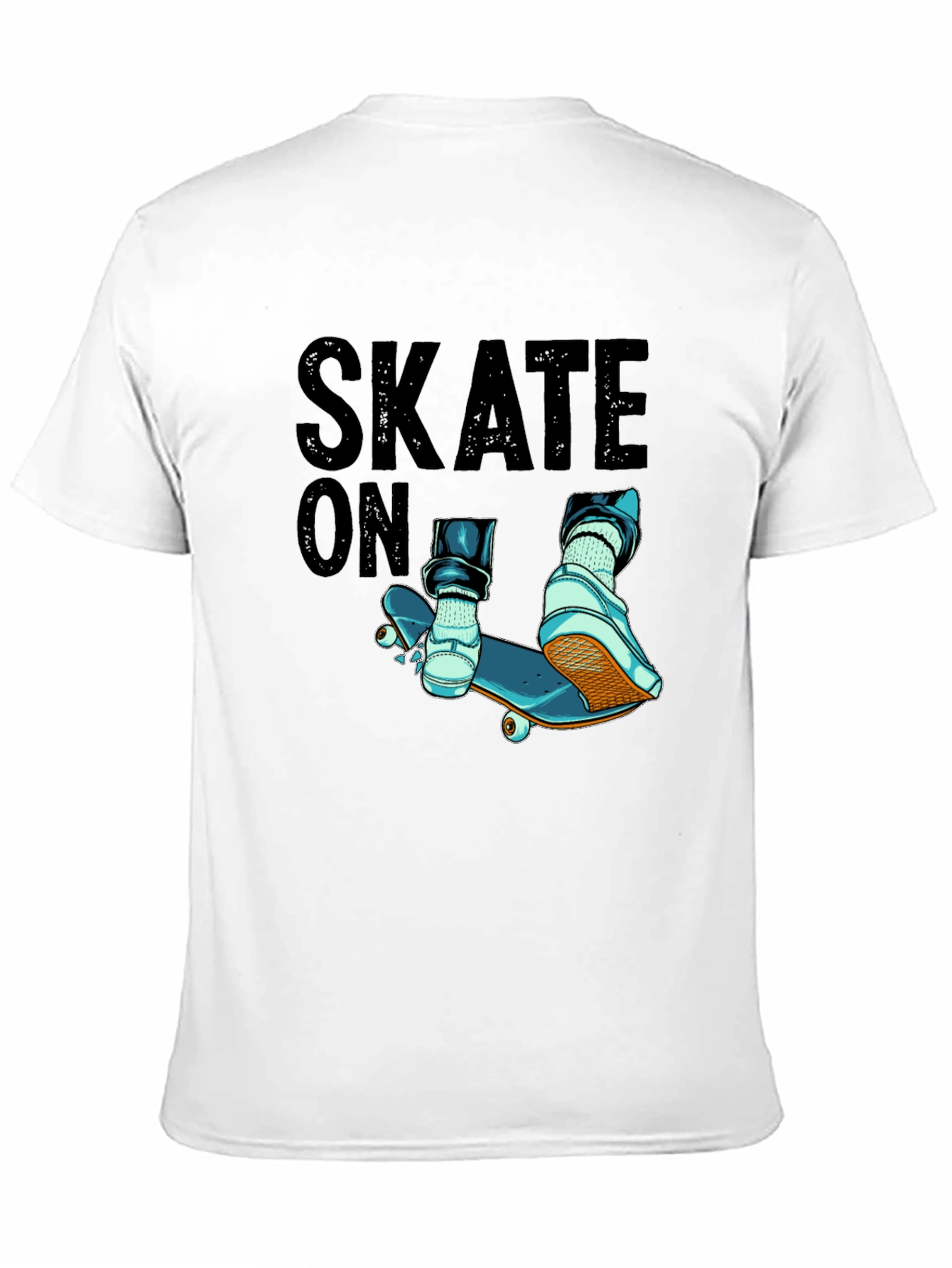 Skate On T-Shirt - Stylish Skateboard Design