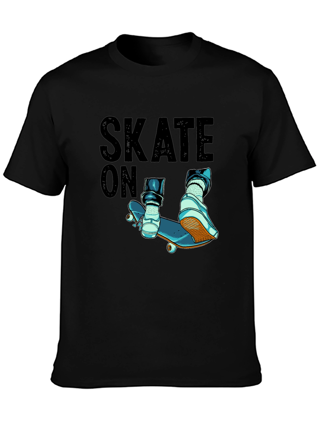 Skate On T-Shirt - Stylish Skateboard Design