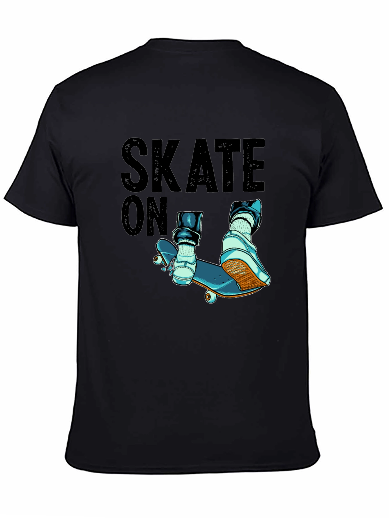 Skate On T-Shirt - Stylish Skateboard Design