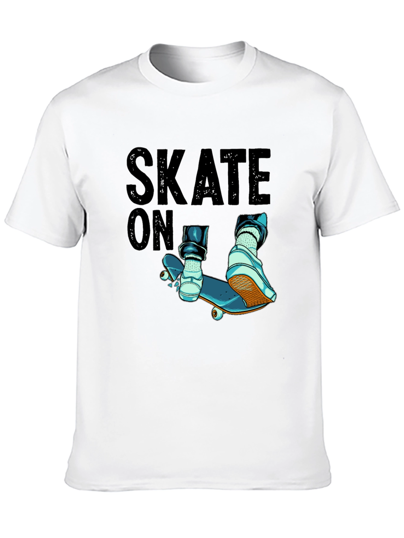 Skate On T-Shirt - Stylish Skateboard Design