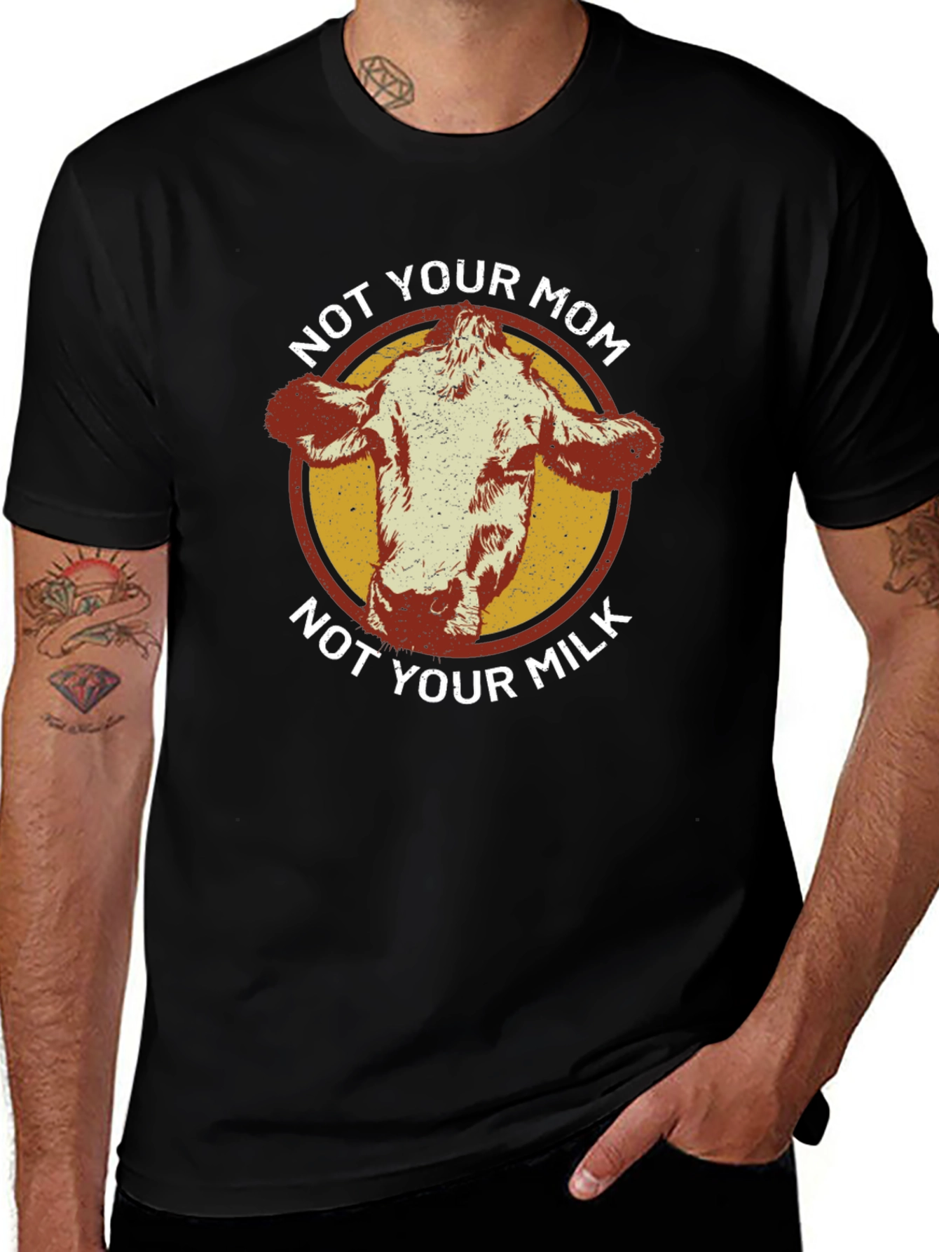 Not Your Mom Not Your Milk Graphic Tee