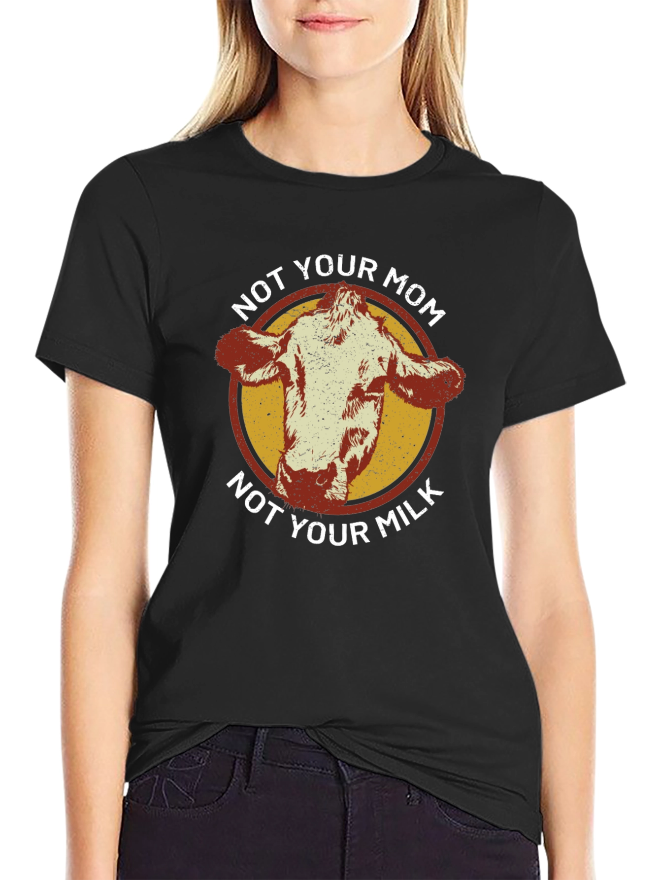 Not Your Mom Not Your Milk Graphic Tee