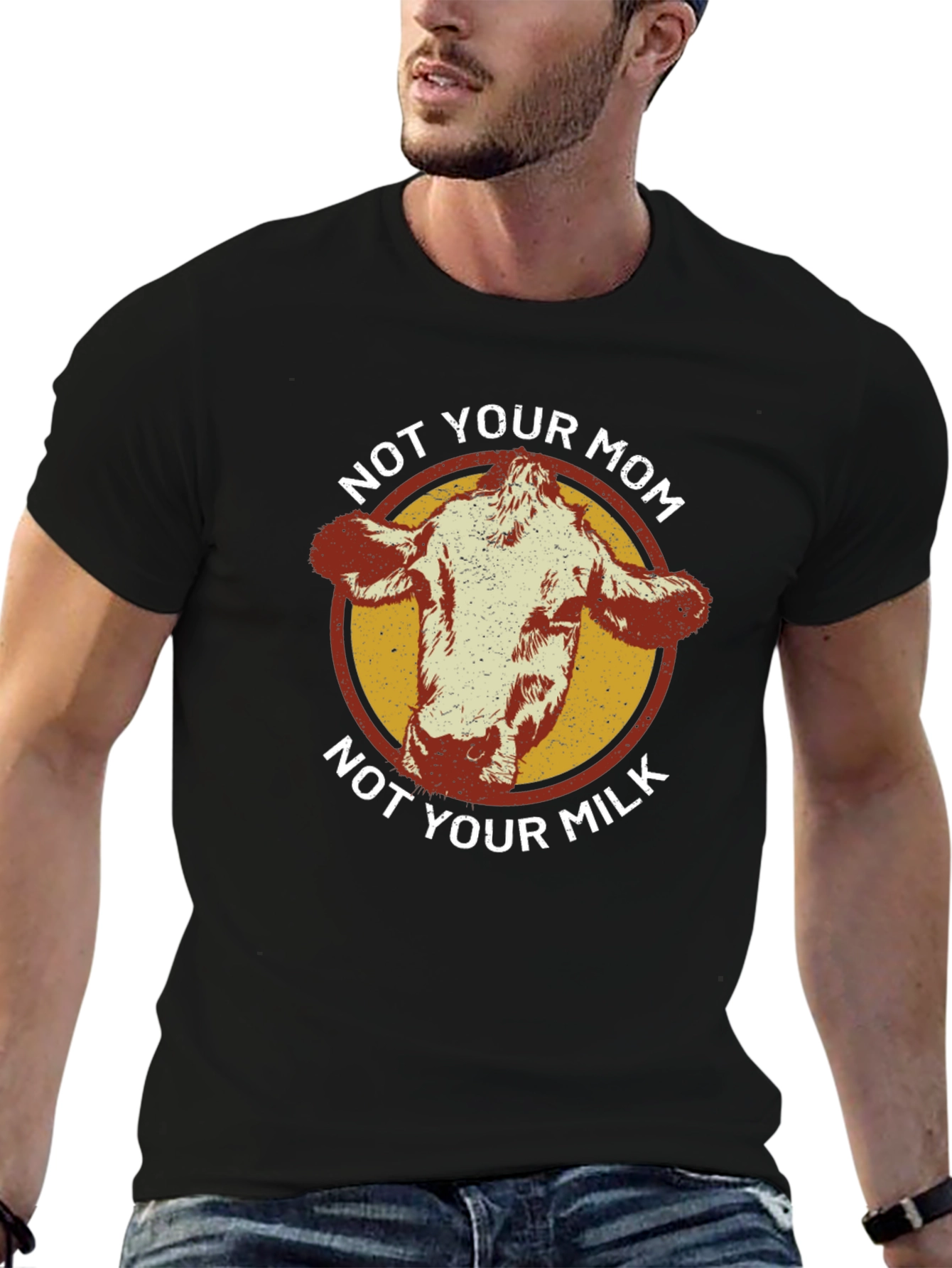 Not Your Mom Not Your Milk Graphic Tee