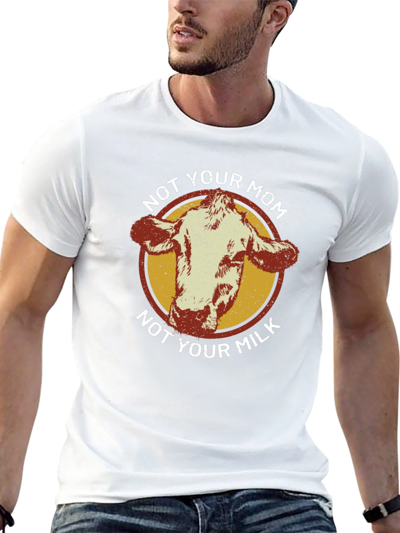Not Your Mom Not Your Milk Graphic Tee