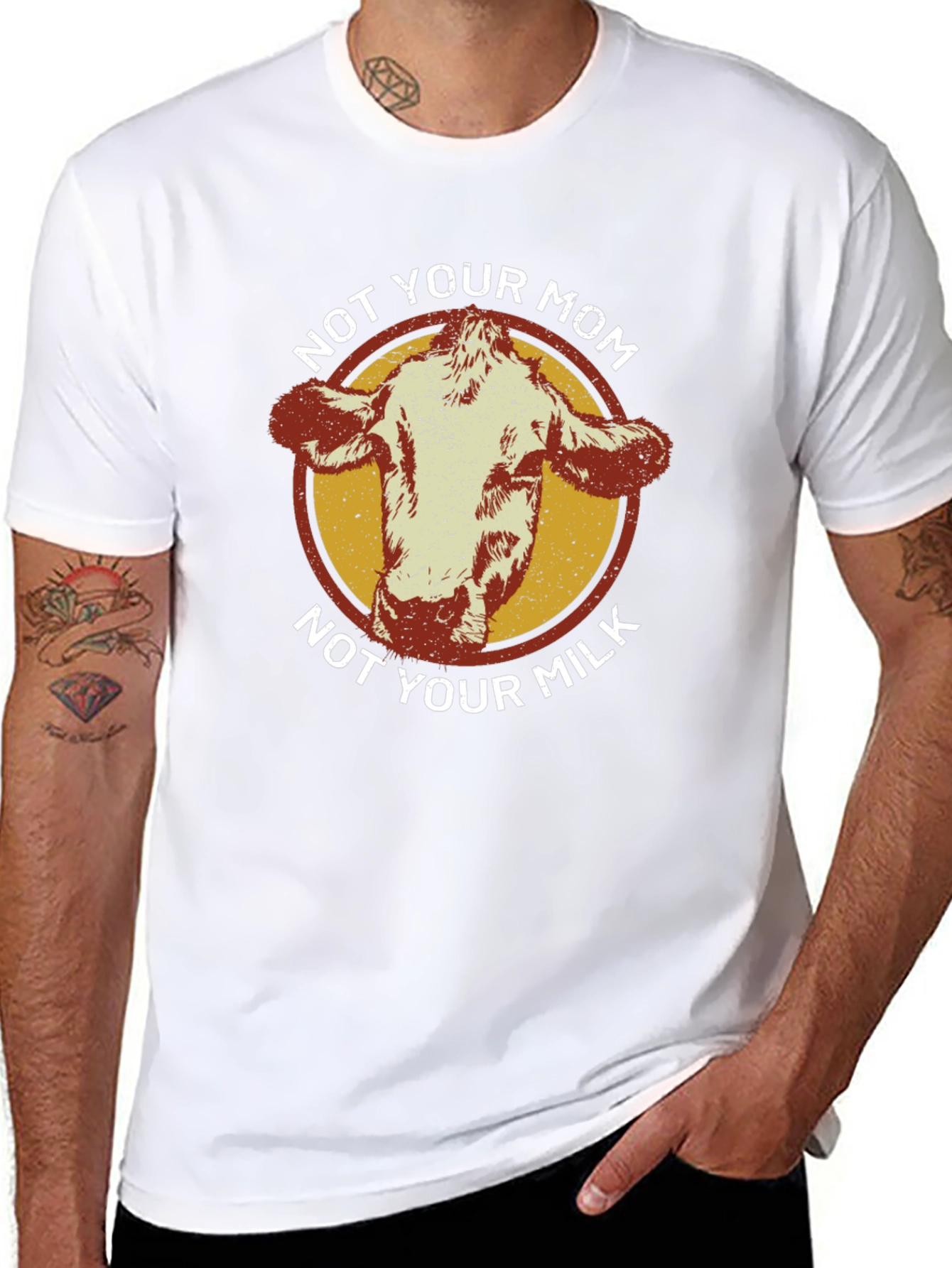 Not Your Mom Not Your Milk Graphic Tee