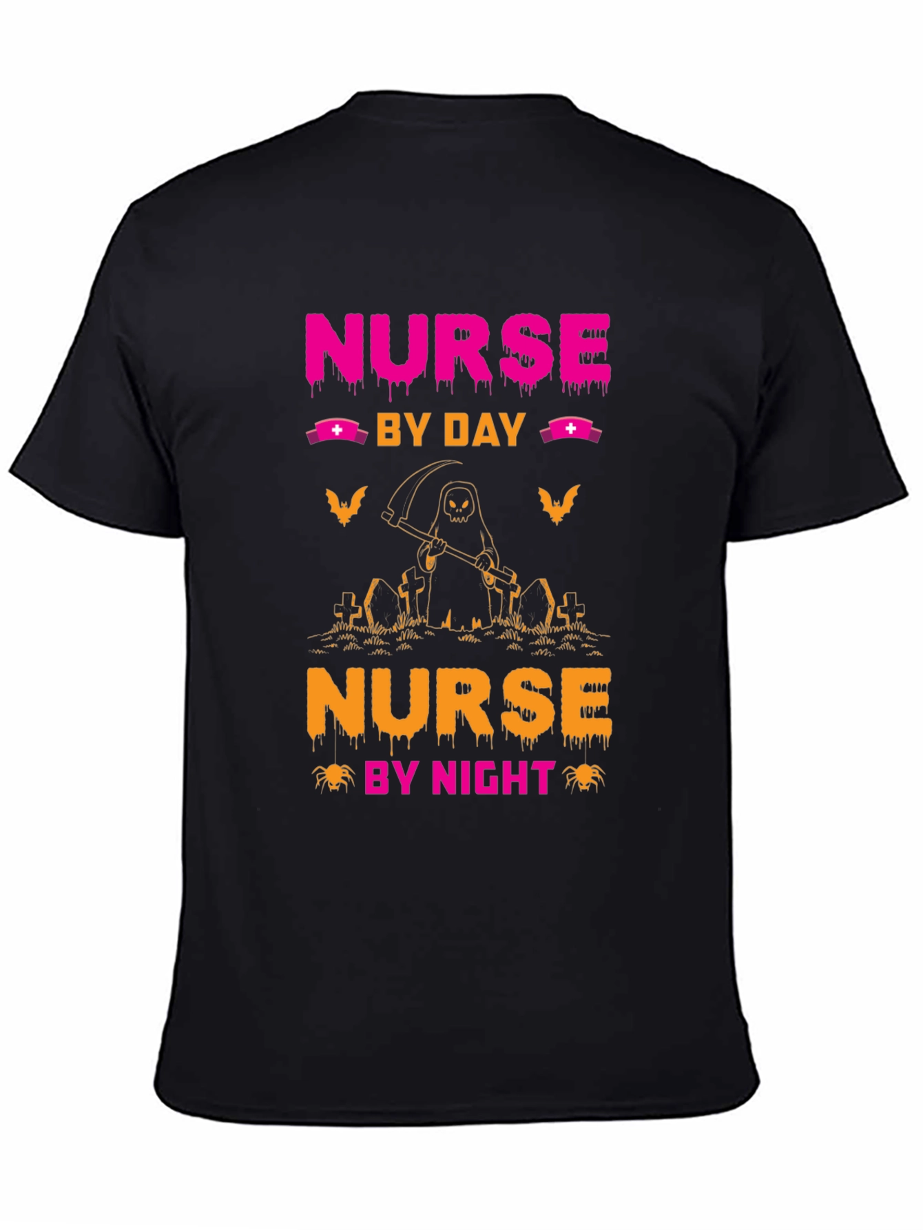 Nurse by Day Nurse by Night Halloween T-Shirt