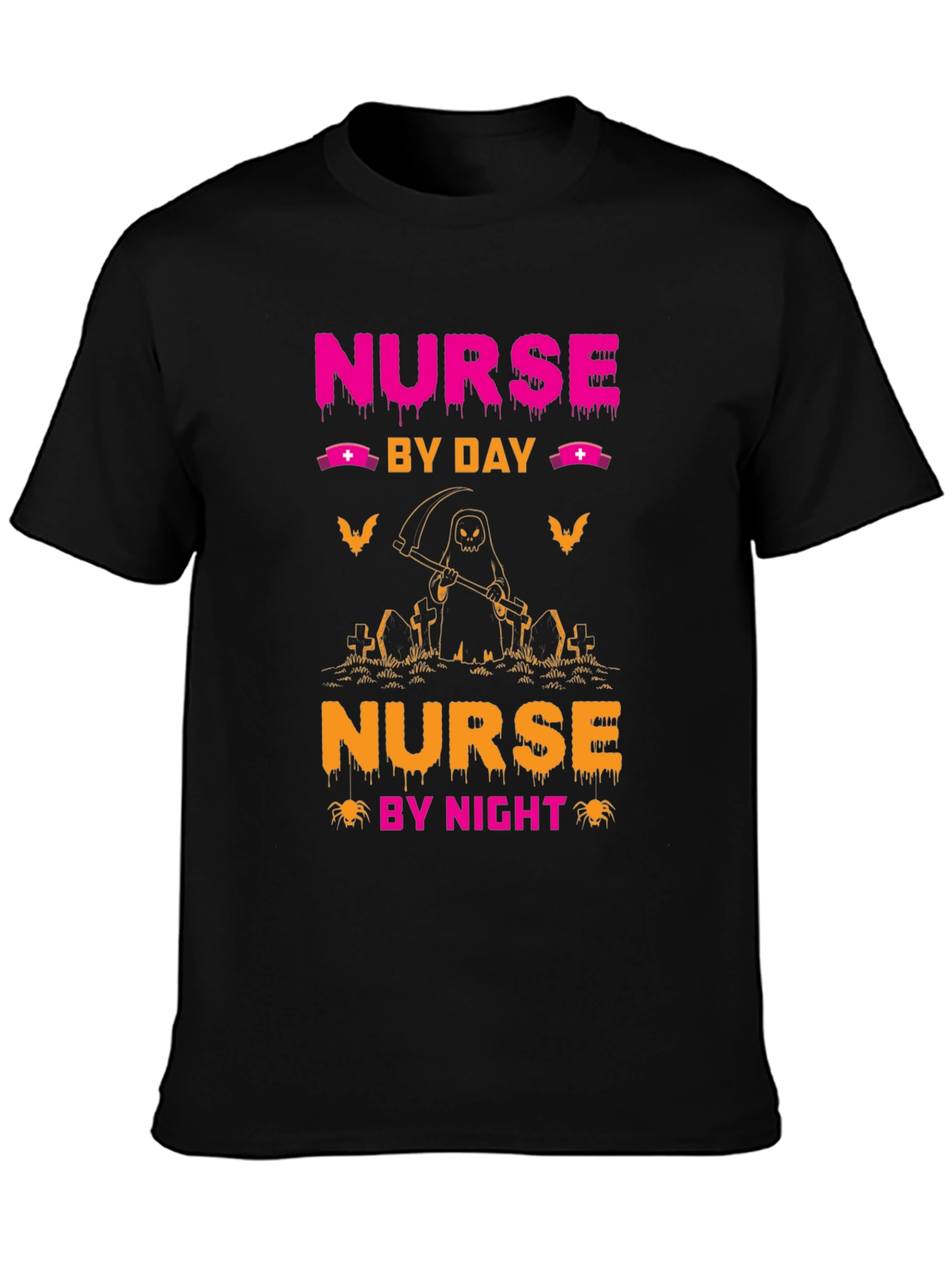 Nurse by Day Nurse by Night Halloween T-Shirt