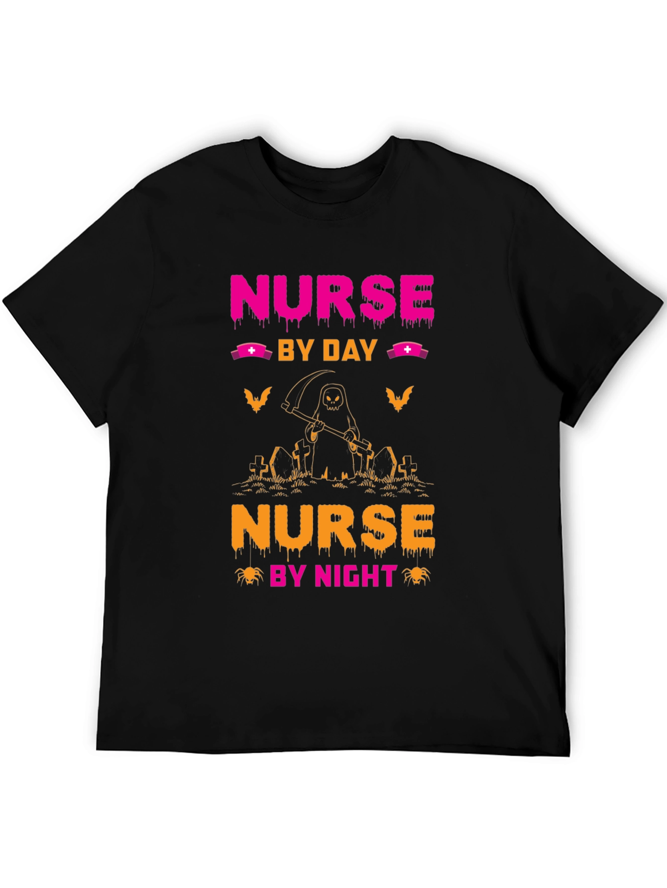 Nurse by Day Nurse by Night Halloween T-Shirt