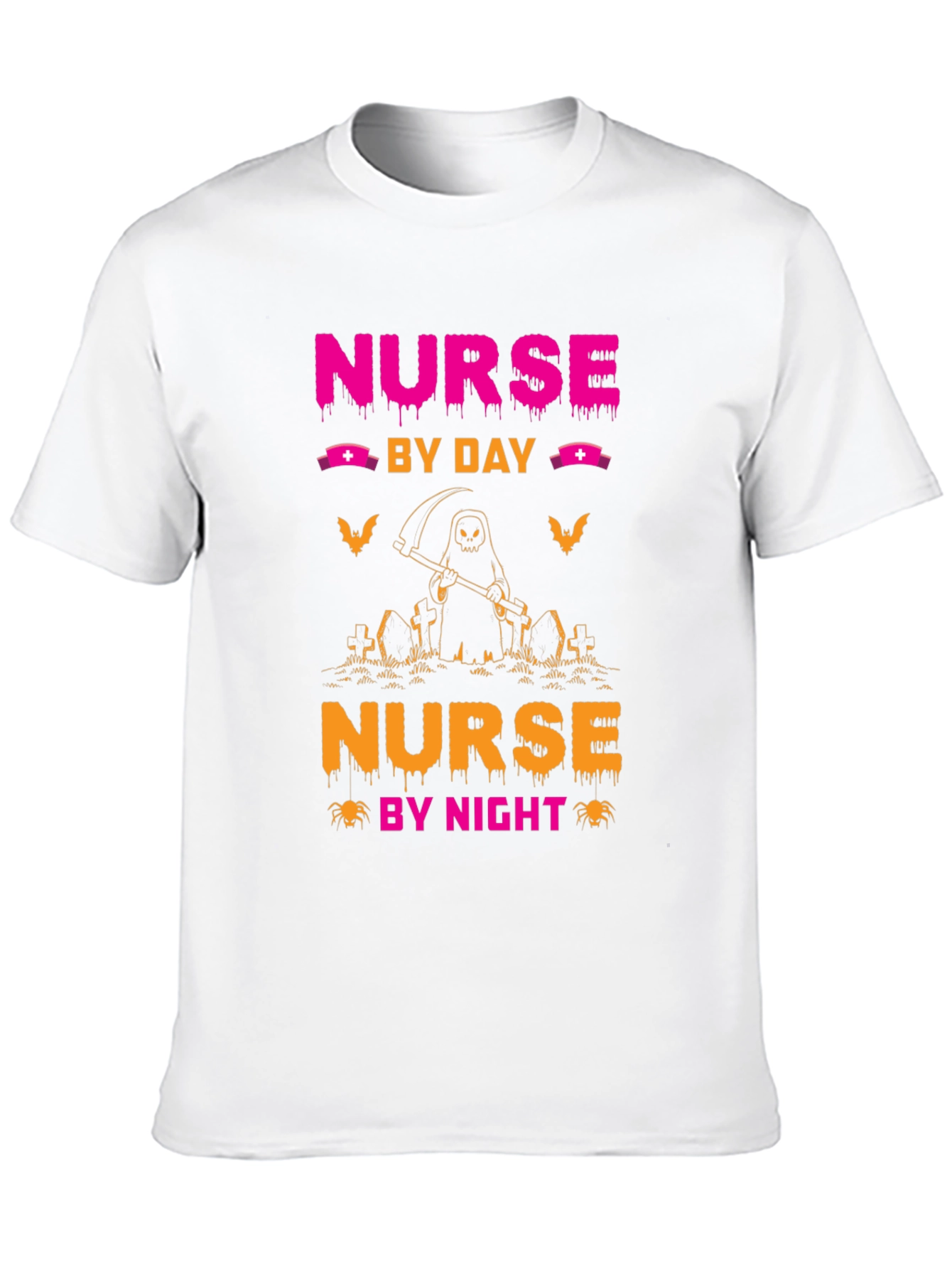 Nurse by Day Nurse by Night Halloween T-Shirt