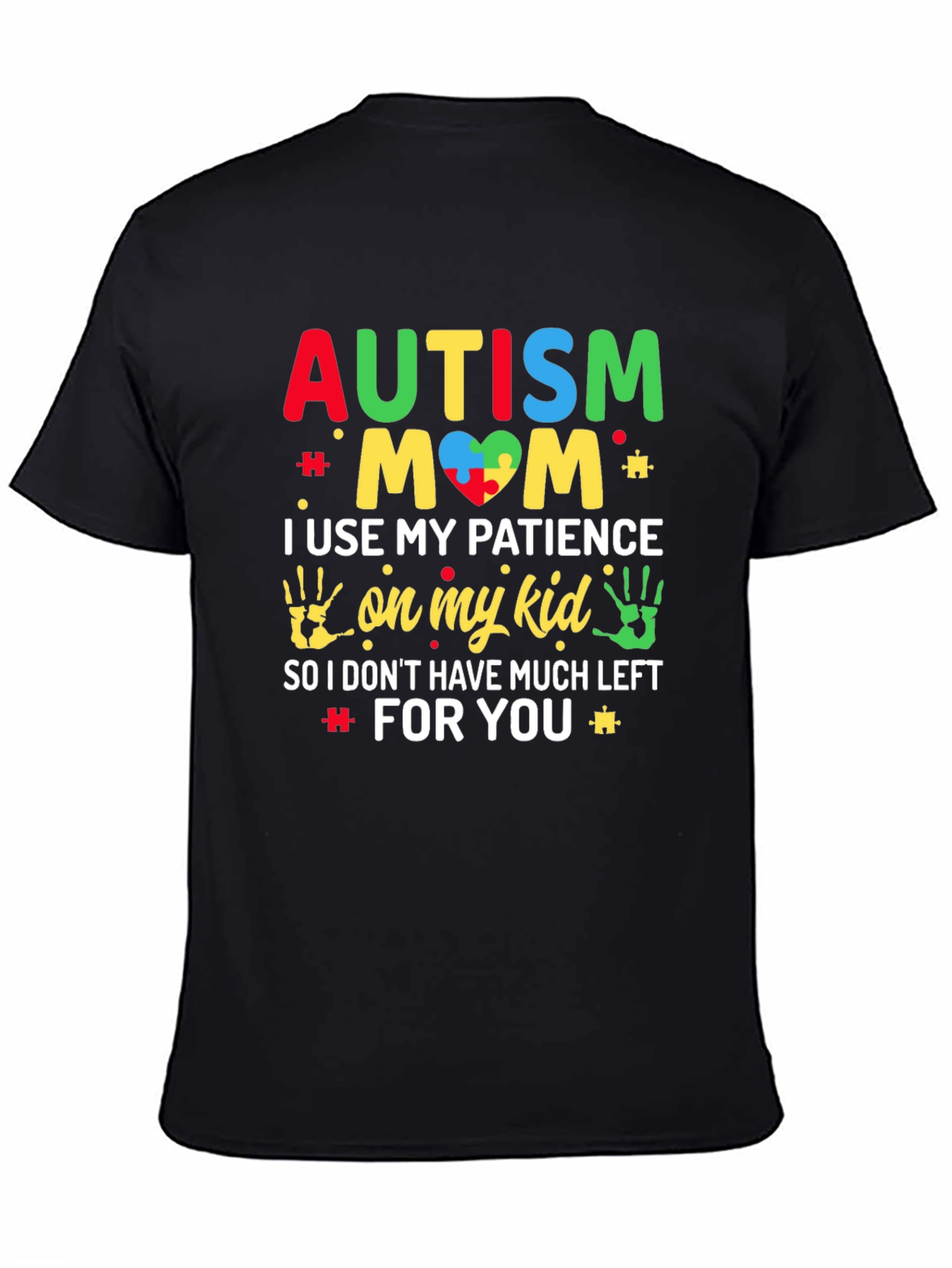 Autism Mom Graphic Tee Support Awareness
