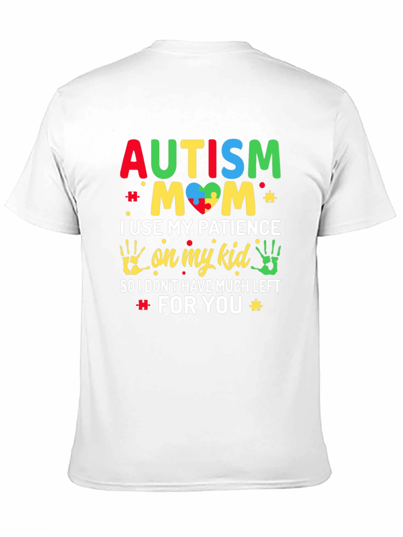 Autism Mom Graphic Tee Support Awareness