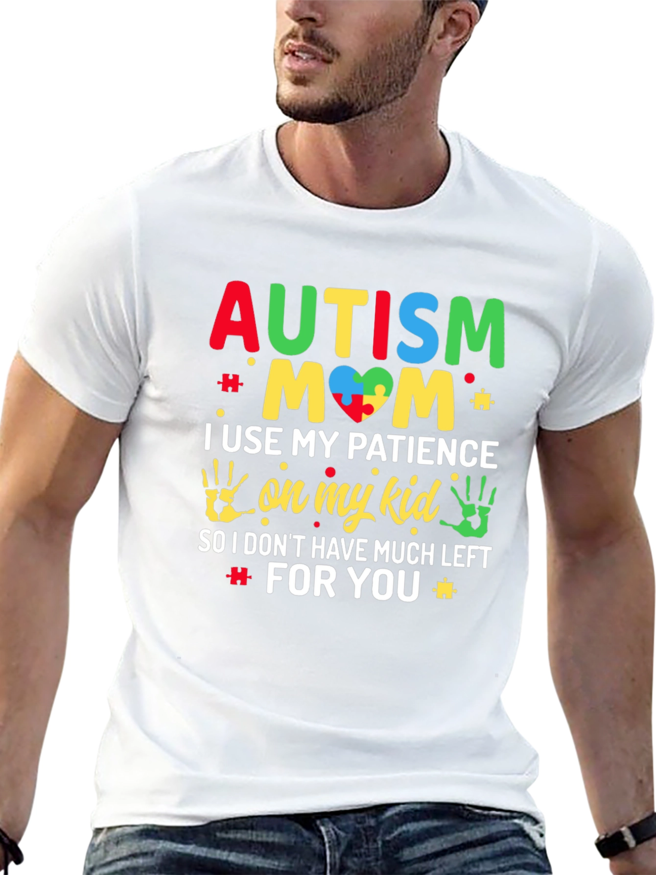 Autism Mom Graphic Tee Support Awareness