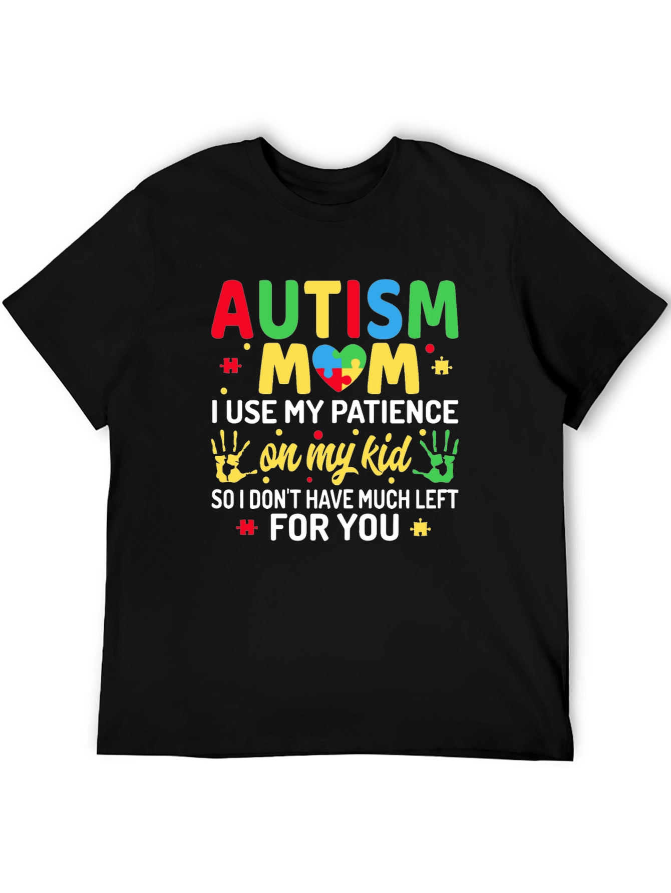 Autism Mom Graphic Tee Support Awareness