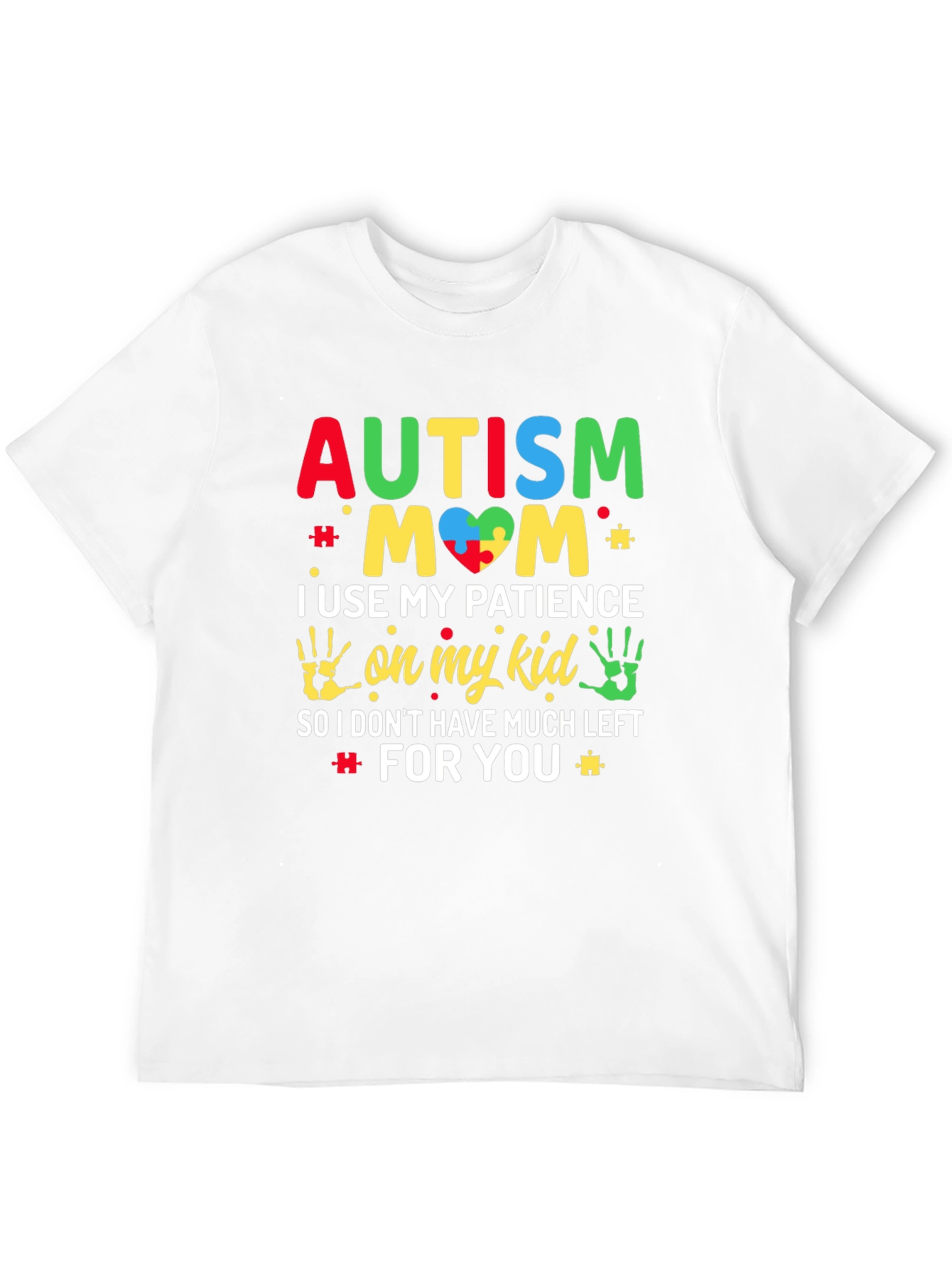 Autism Mom Graphic Tee Support Awareness