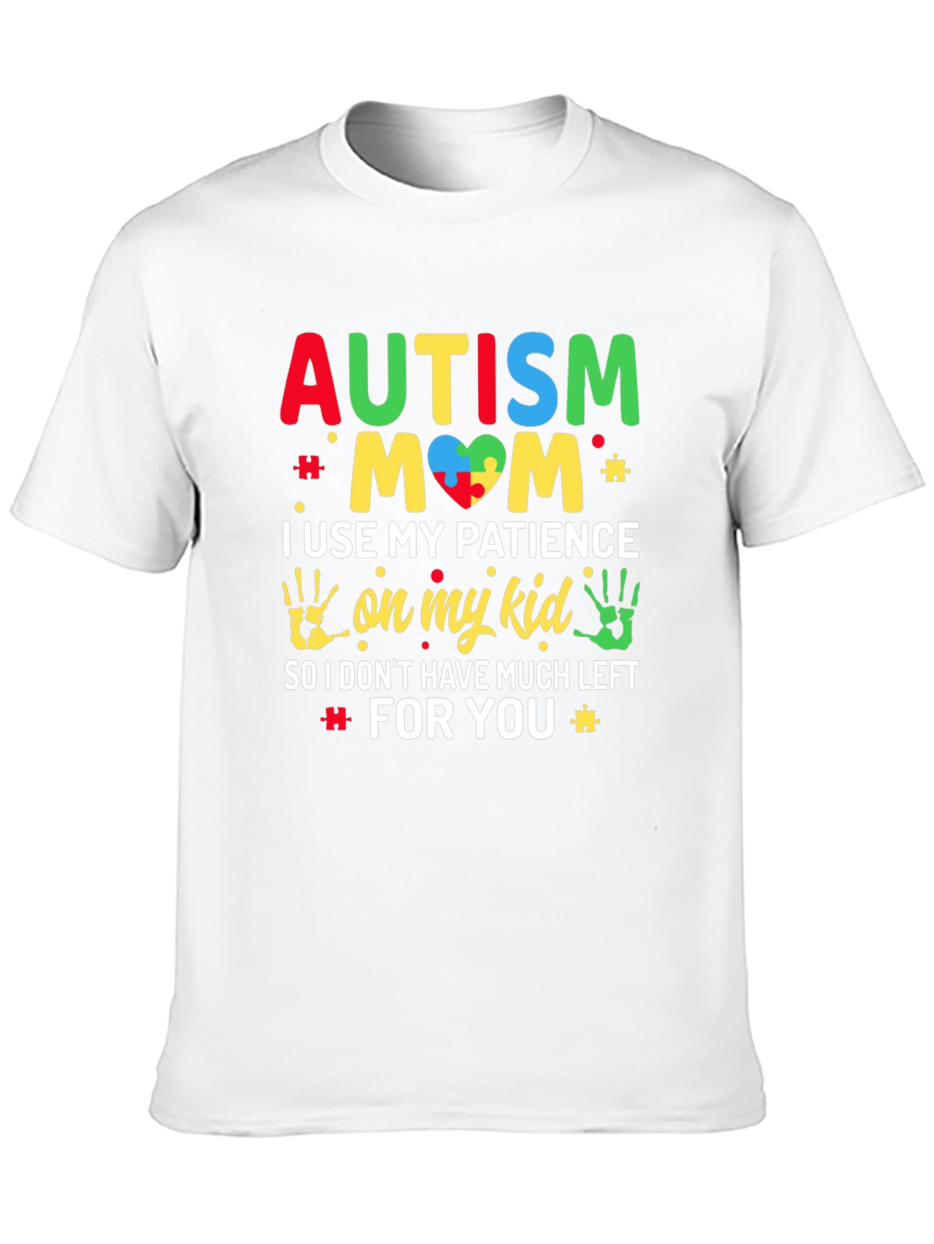 Autism Mom Graphic Tee Support Awareness