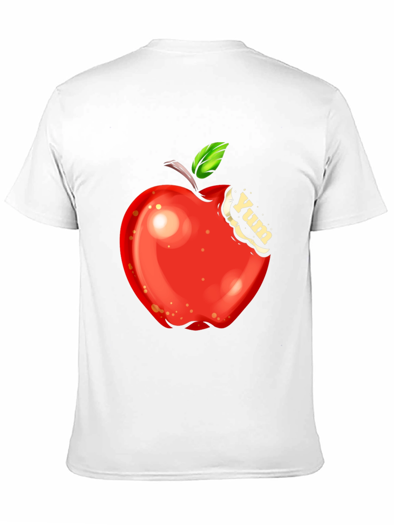 Yum Apple Graphic Tee - Bite into Style!