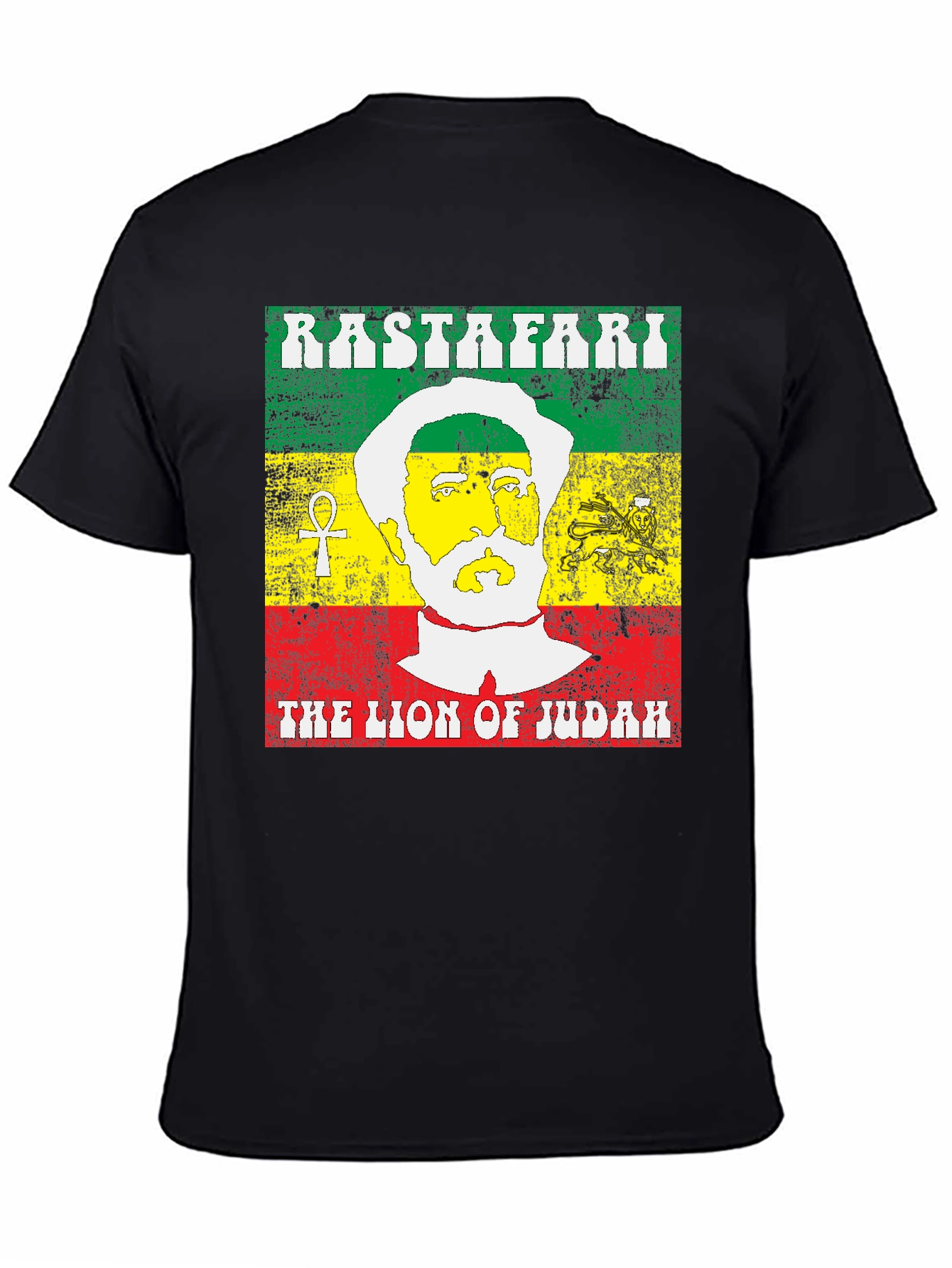 Rastafari Lion of Judah Graphic T-Shirt