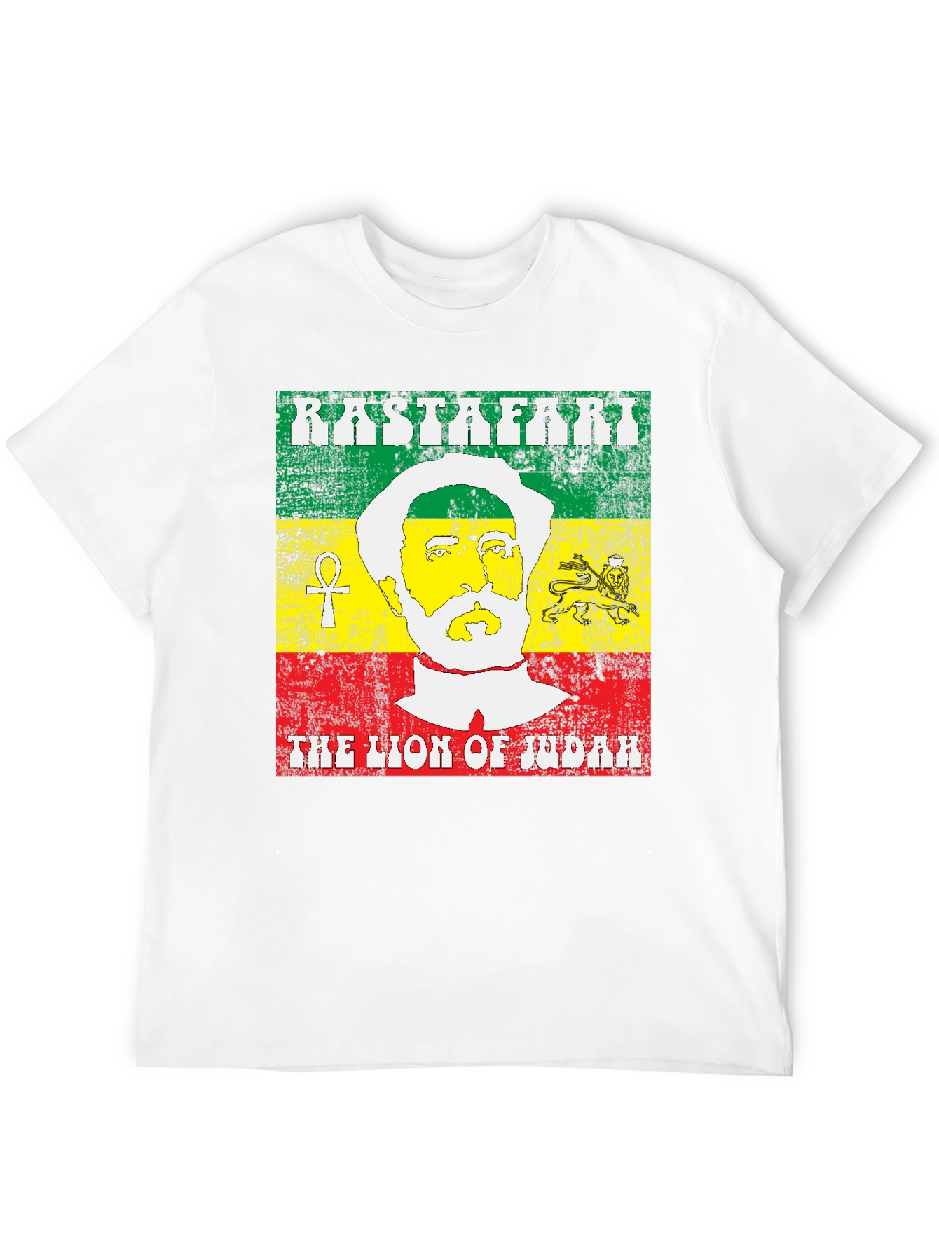 Rastafari Lion of Judah Graphic T-Shirt