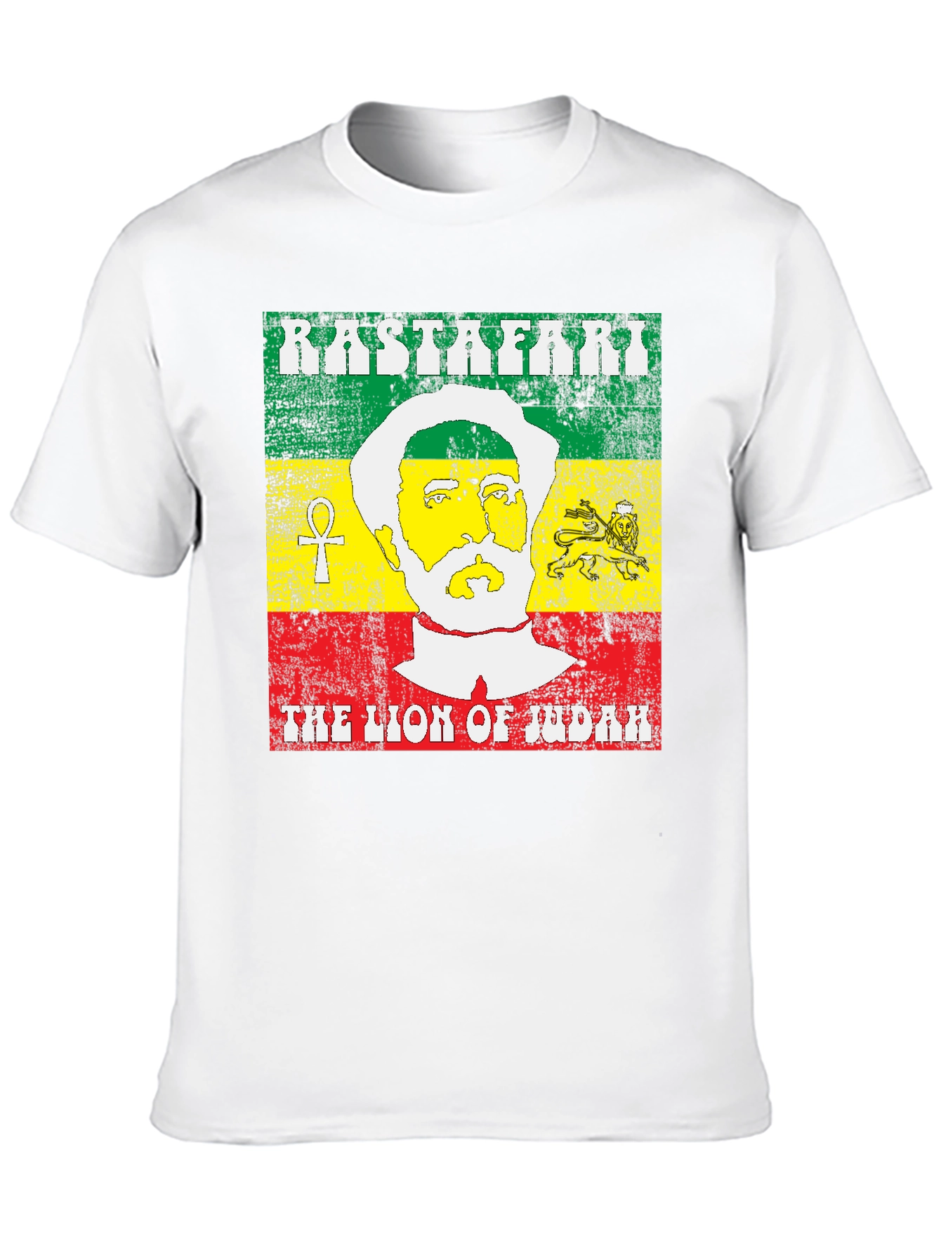 Rastafari Lion of Judah Graphic T-Shirt