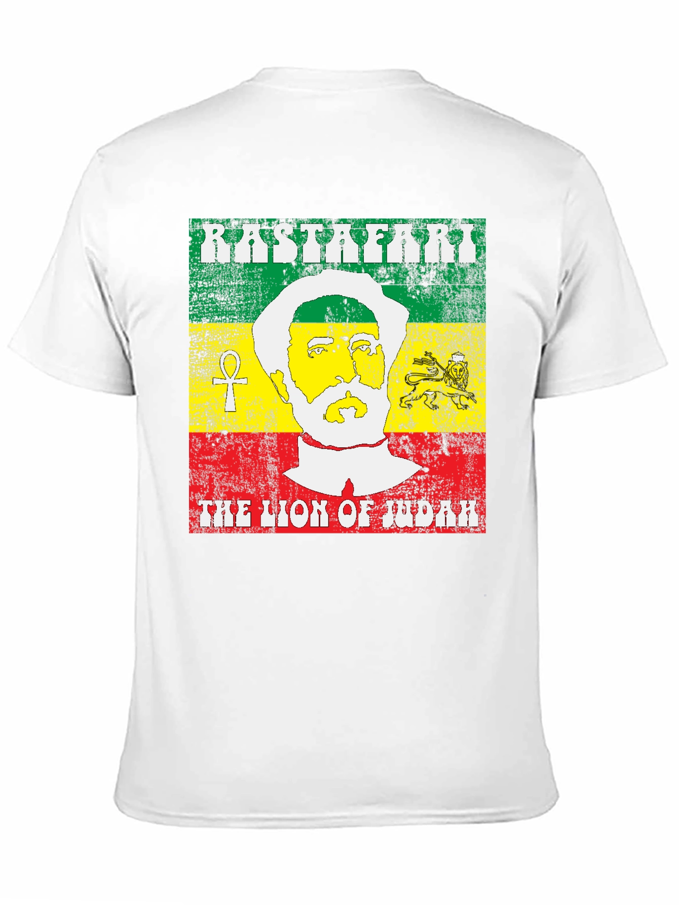Rastafari Lion of Judah Graphic T-Shirt