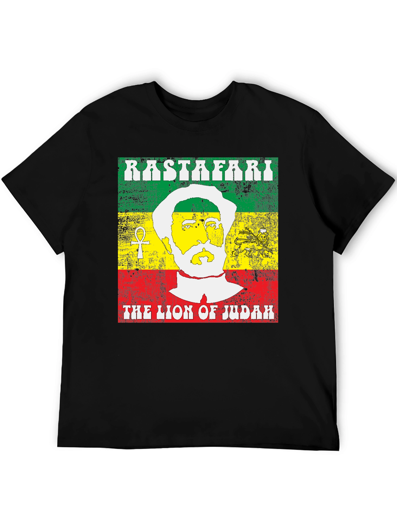 Rastafari Lion of Judah Graphic T-Shirt