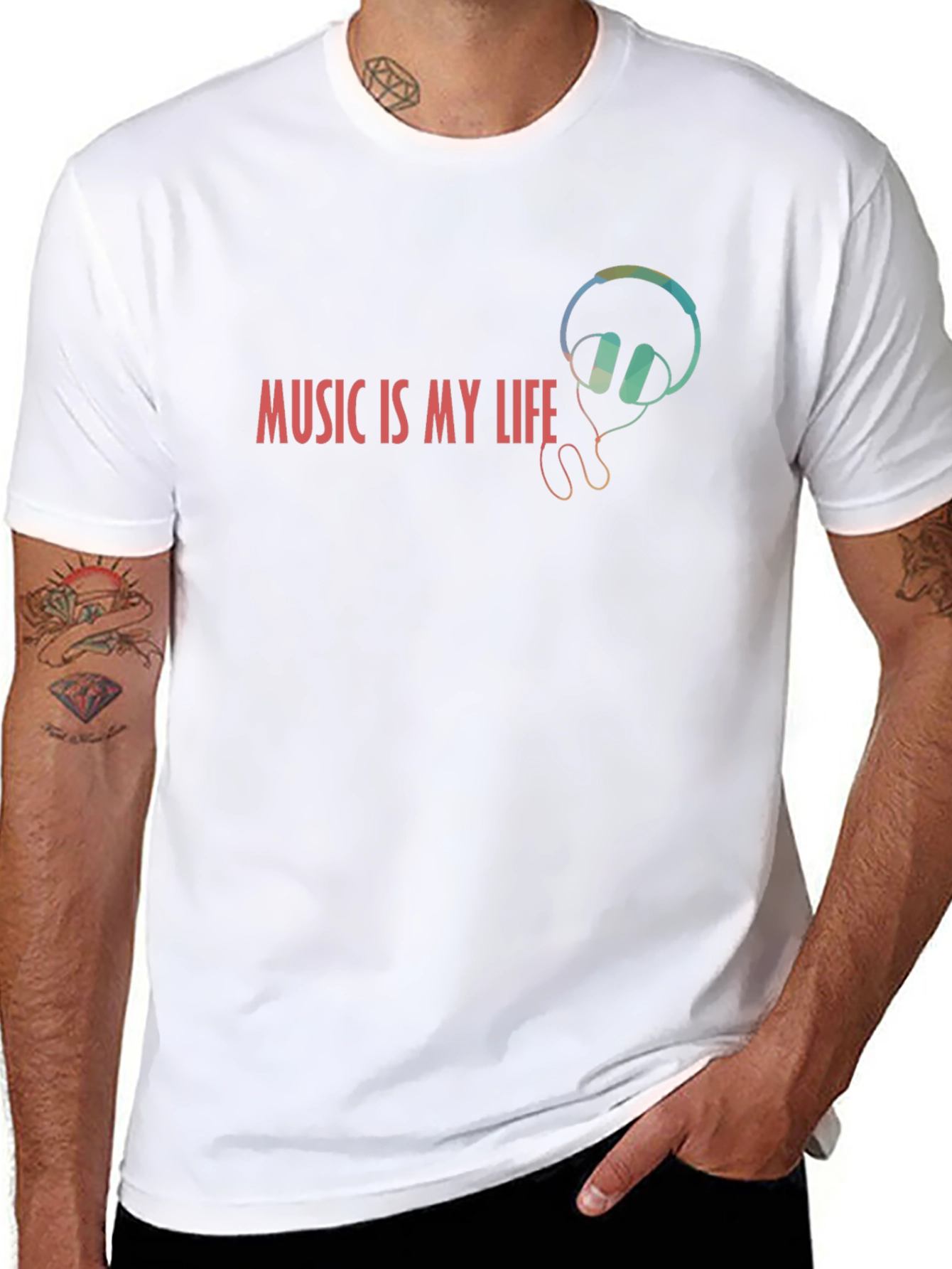 Music Is My Life Graphic Tee