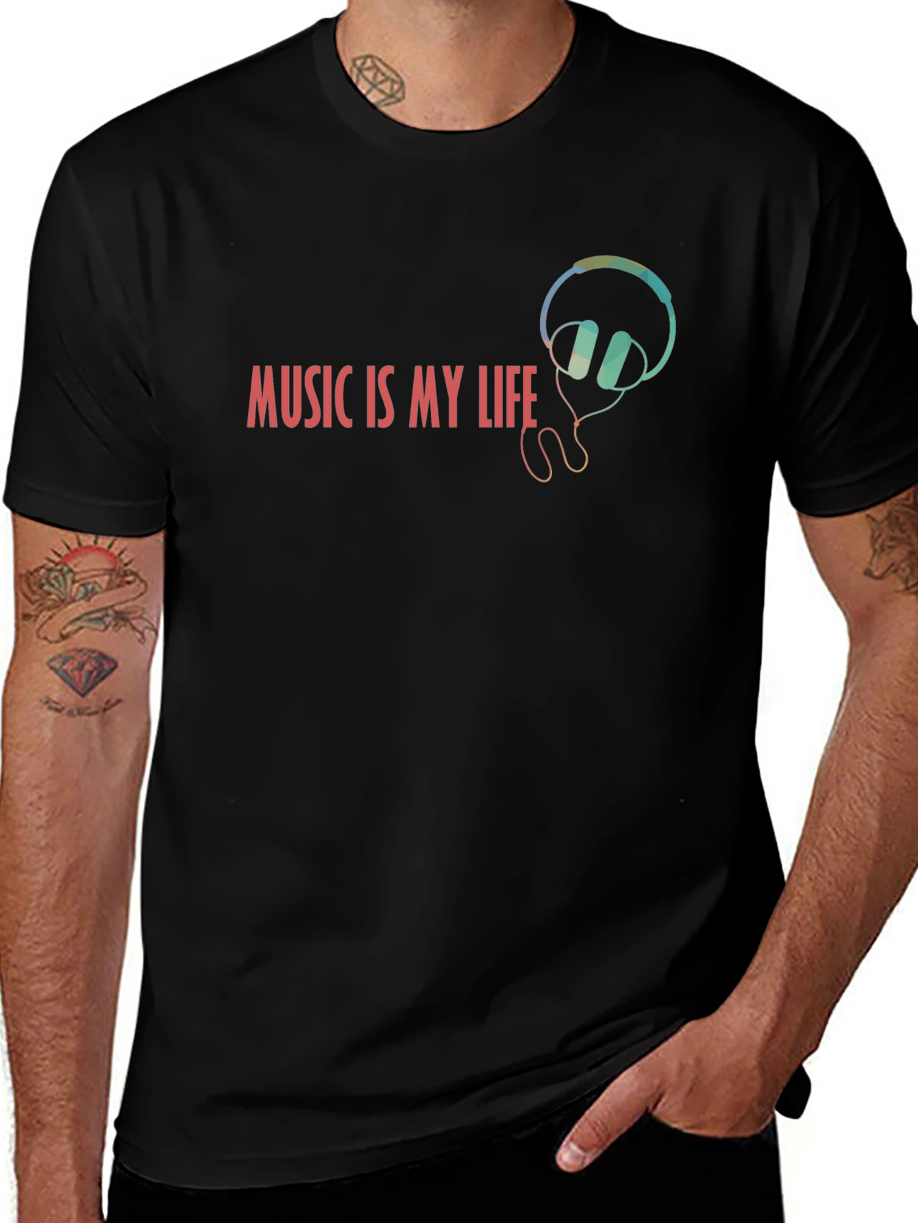 Music Is My Life Graphic Tee