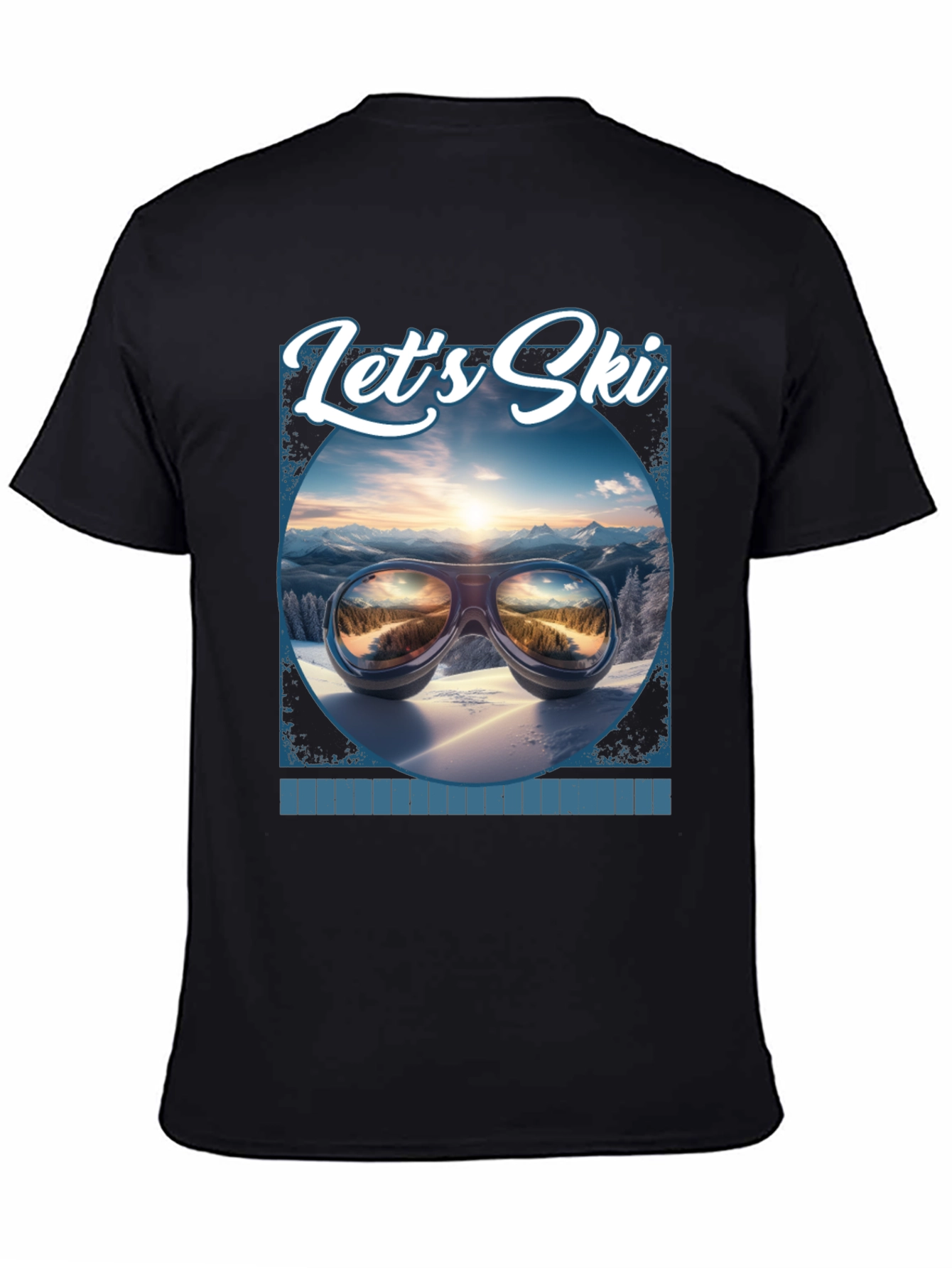 Lets Ski Graphic Tee