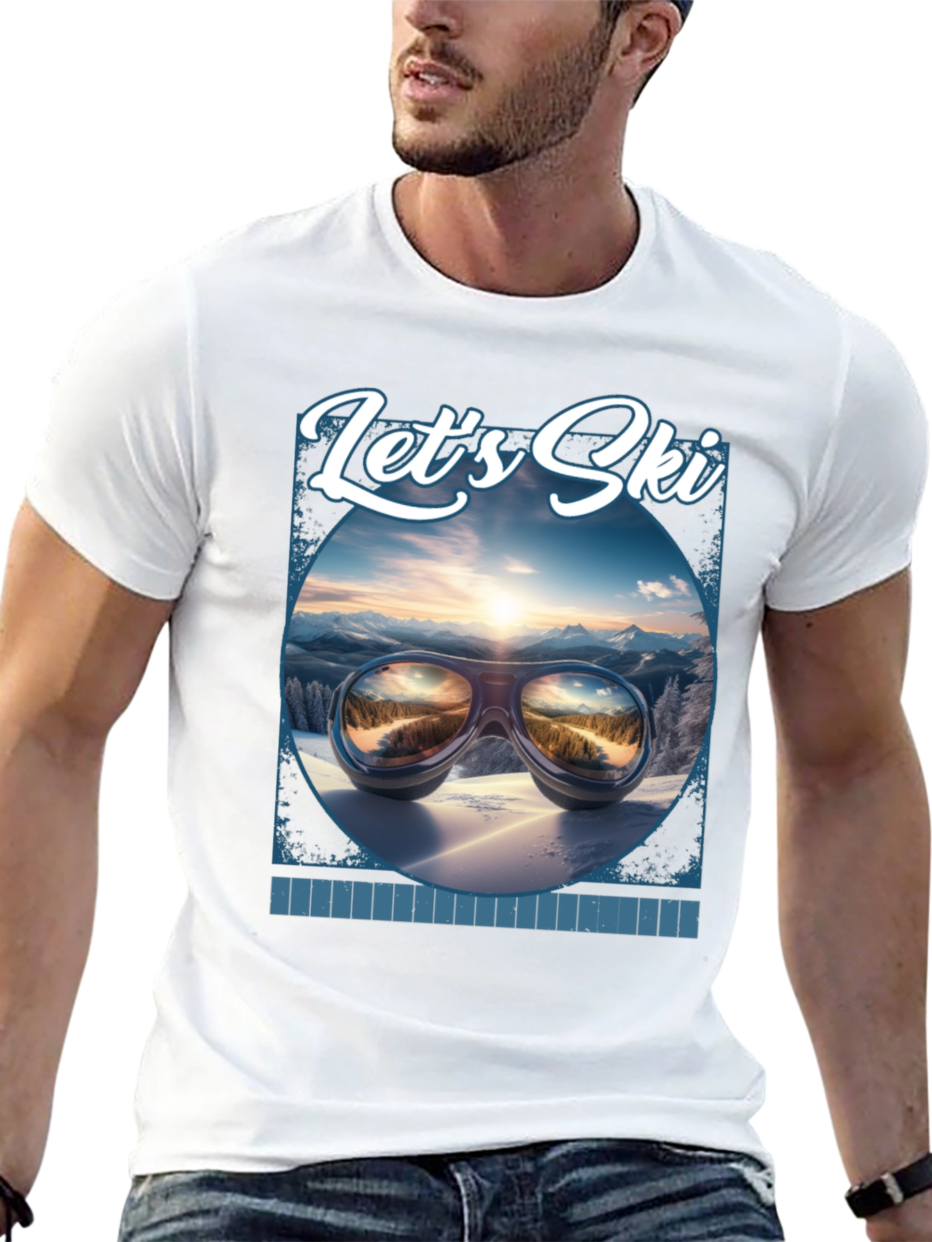 Lets Ski Graphic Tee