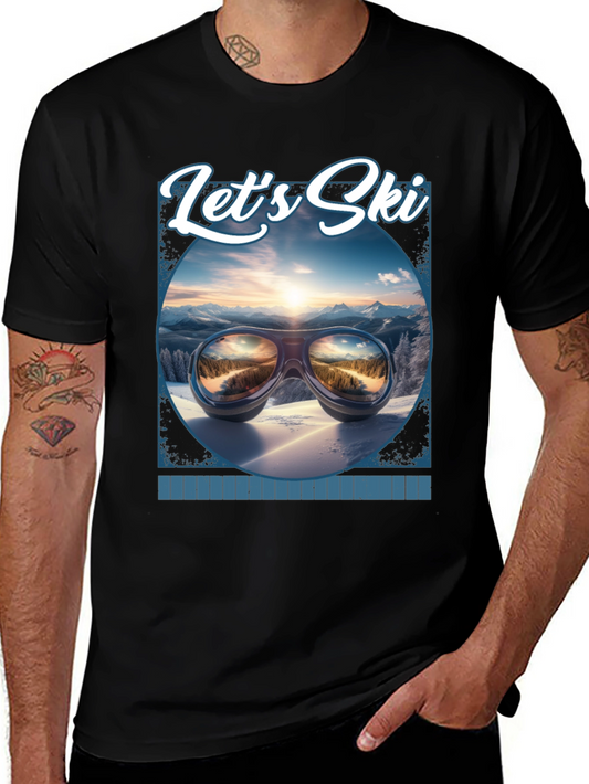 Lets Ski Graphic Tee