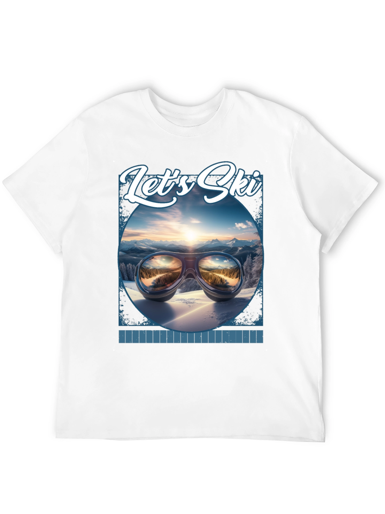 Lets Ski Graphic Tee