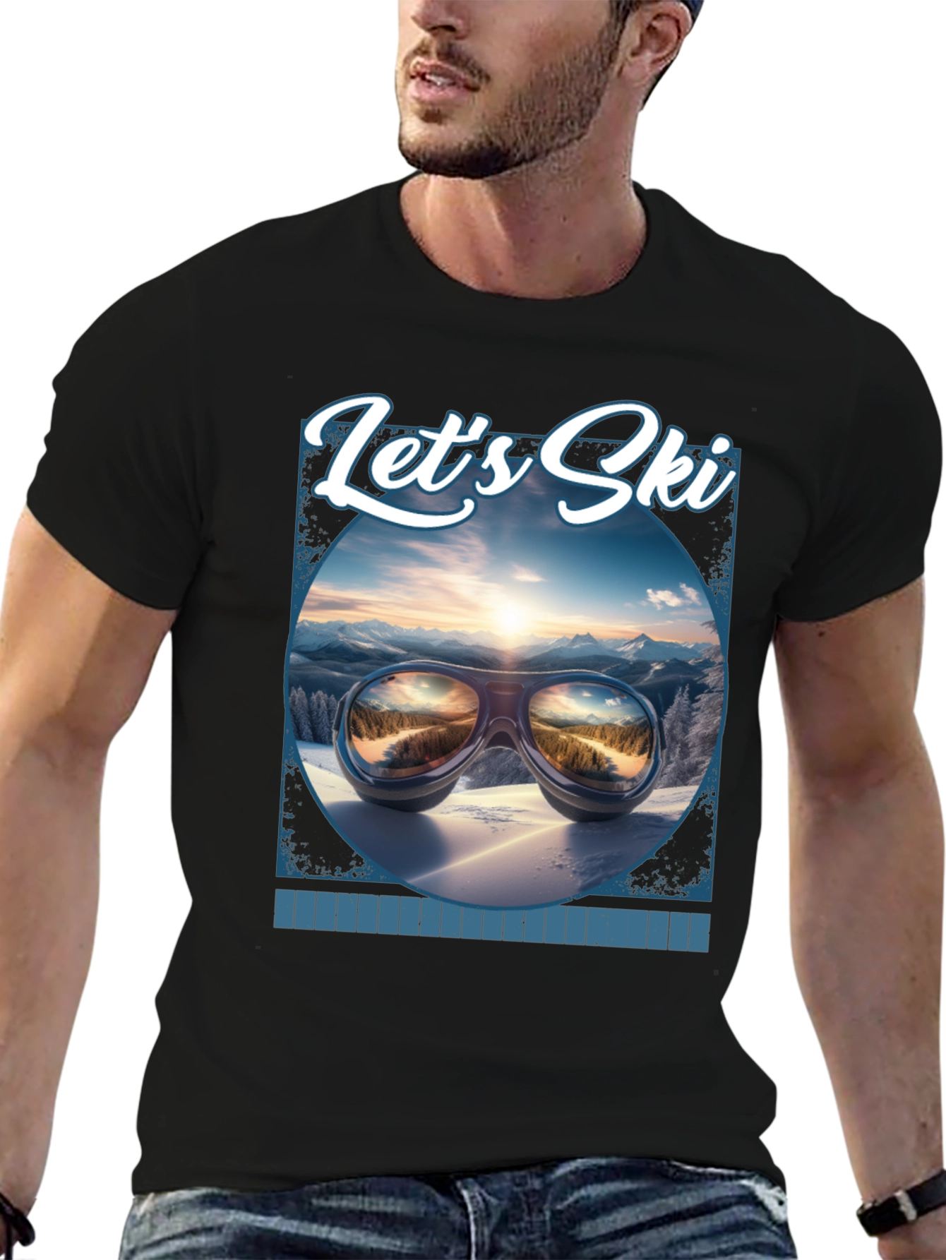 Lets Ski Graphic Tee