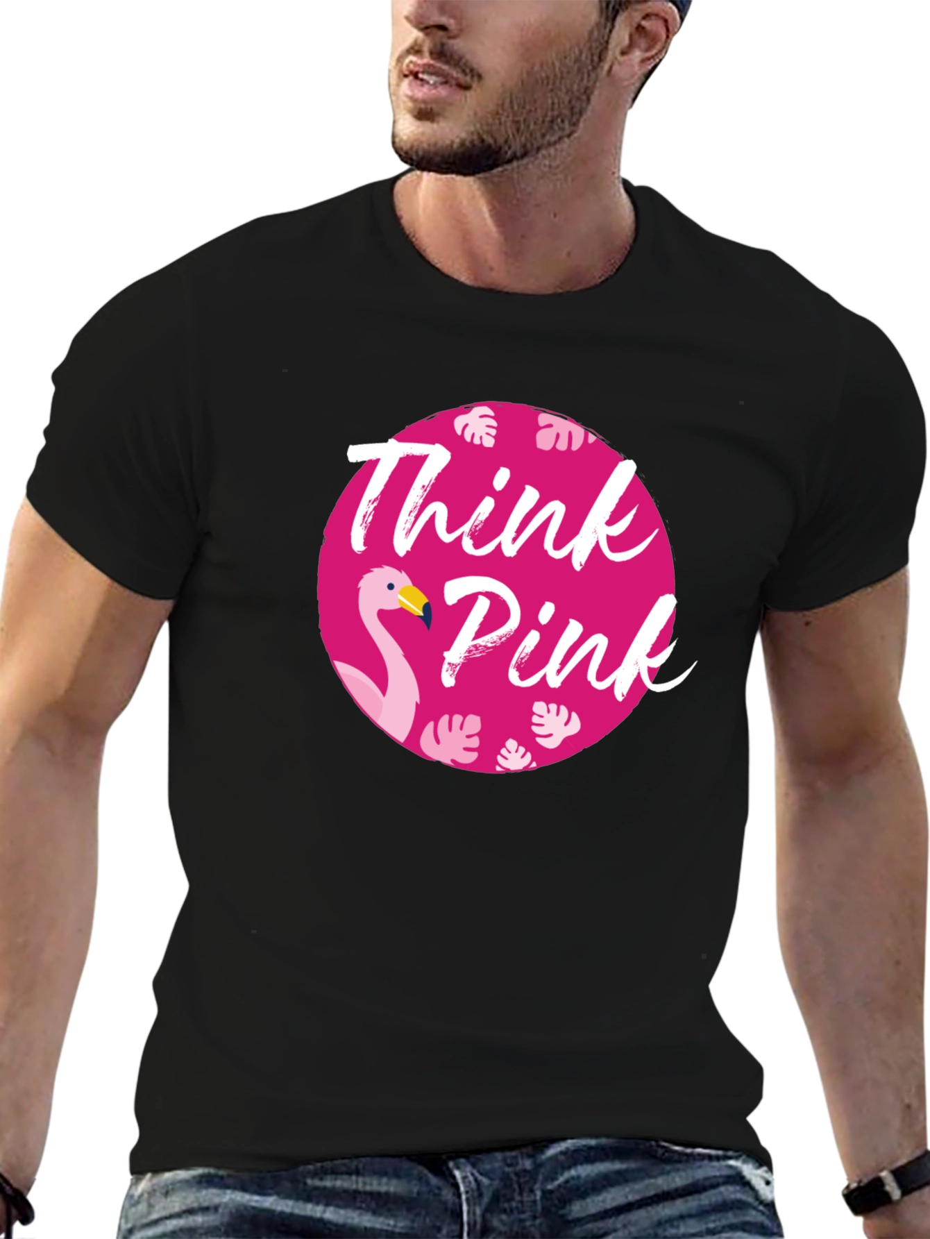 Think Pink Flamingo T-Shirt