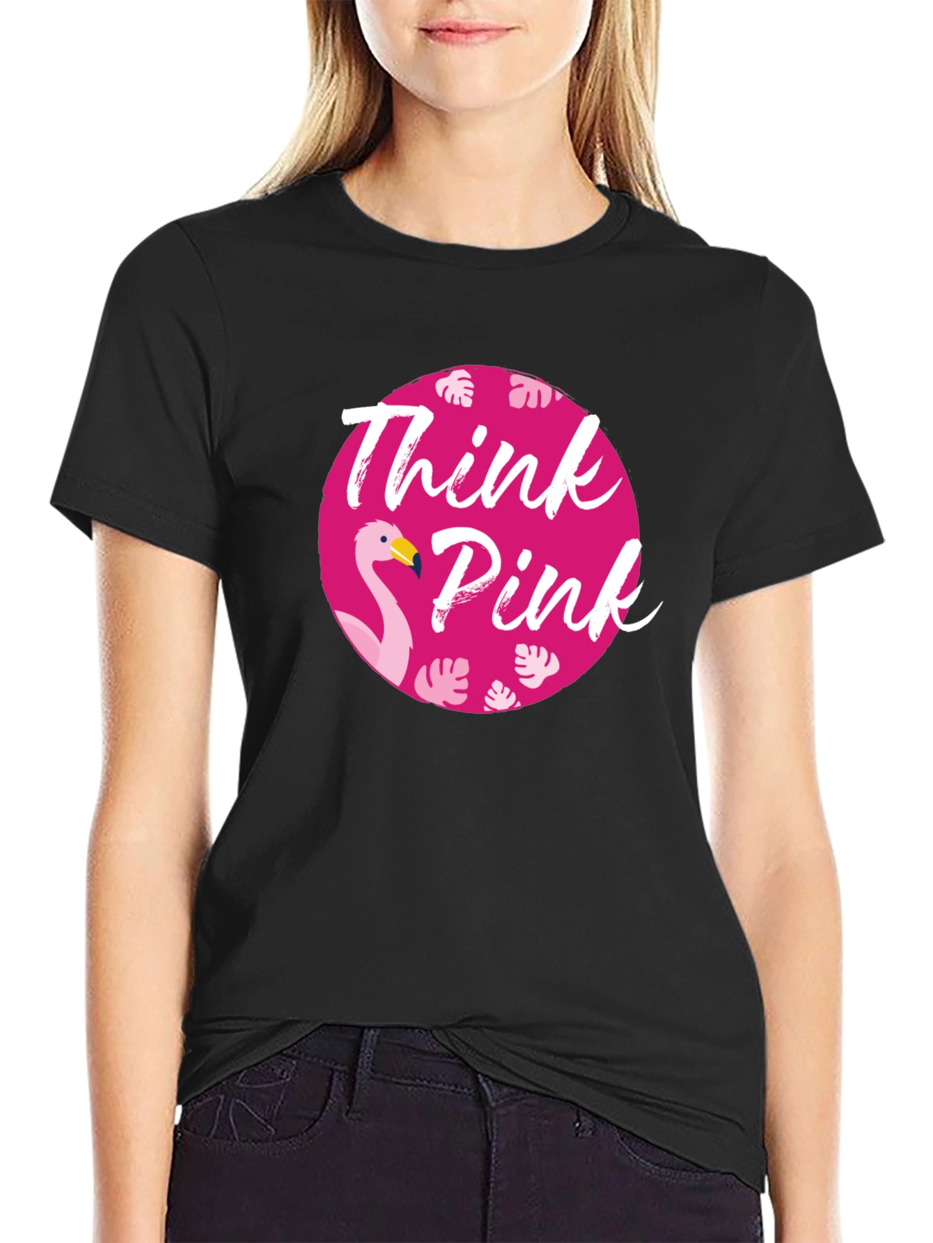 Think Pink Flamingo T-Shirt
